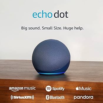2022 Echo Dot 5th Gen Smart Speaker | Deep Sea Blue | Amazon