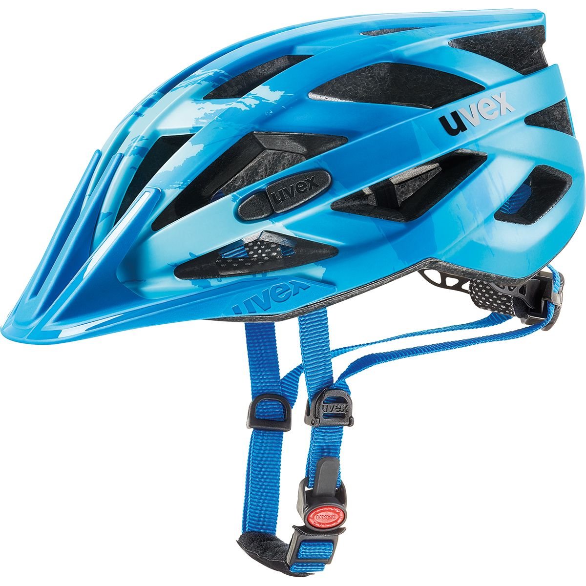 uvex Kask unisex I-VO CC, jasnoniebieski/niebieski, matowy, rozmiar 56-60