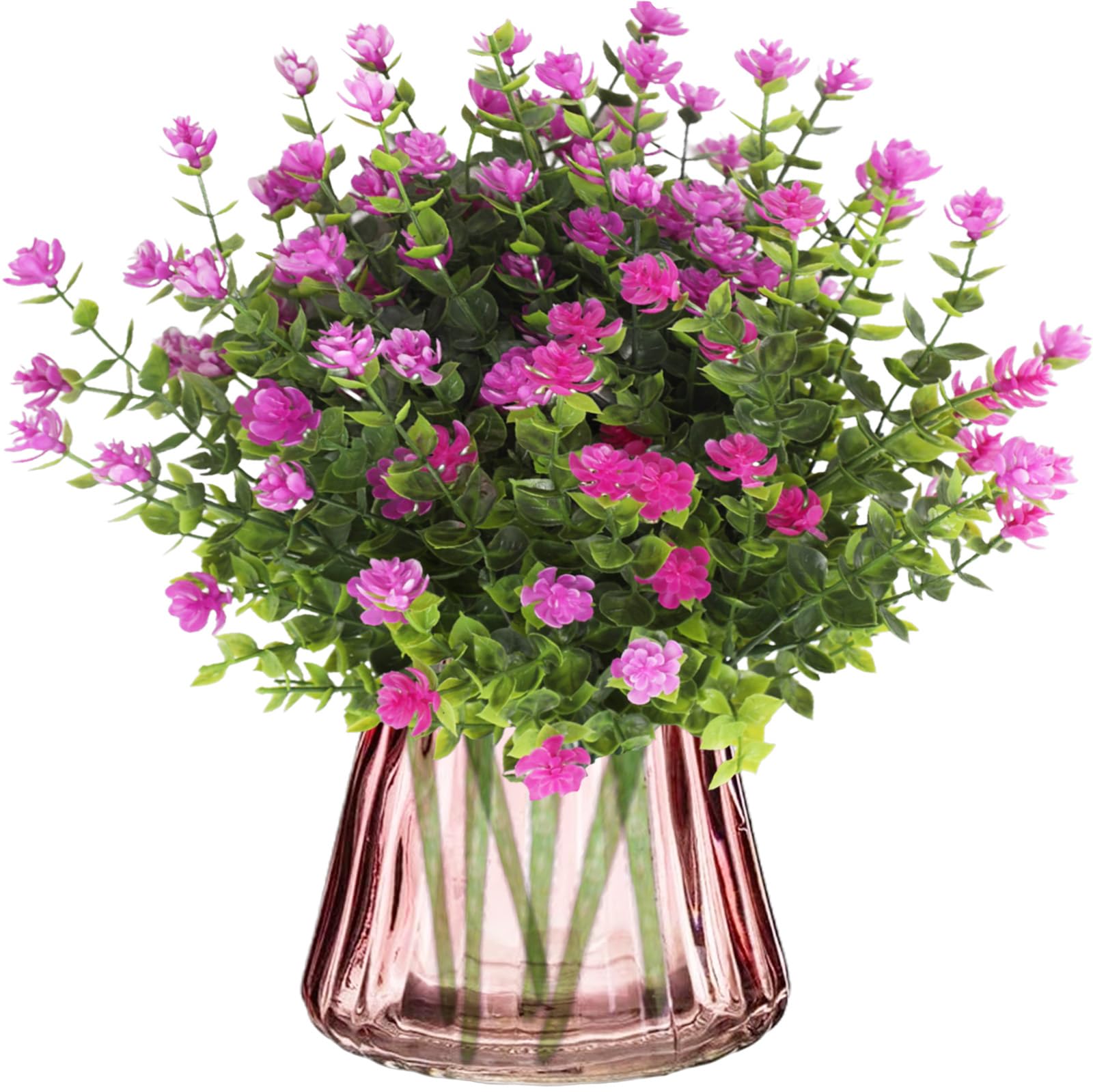astylishome Bouquet of Flowers Plastic Artificial Flowers Baby Breath Flowers Artificial Fake for DIY Wedding Bouquet Party Table Centerpieces Flower Arrangements and Home Decor 3911