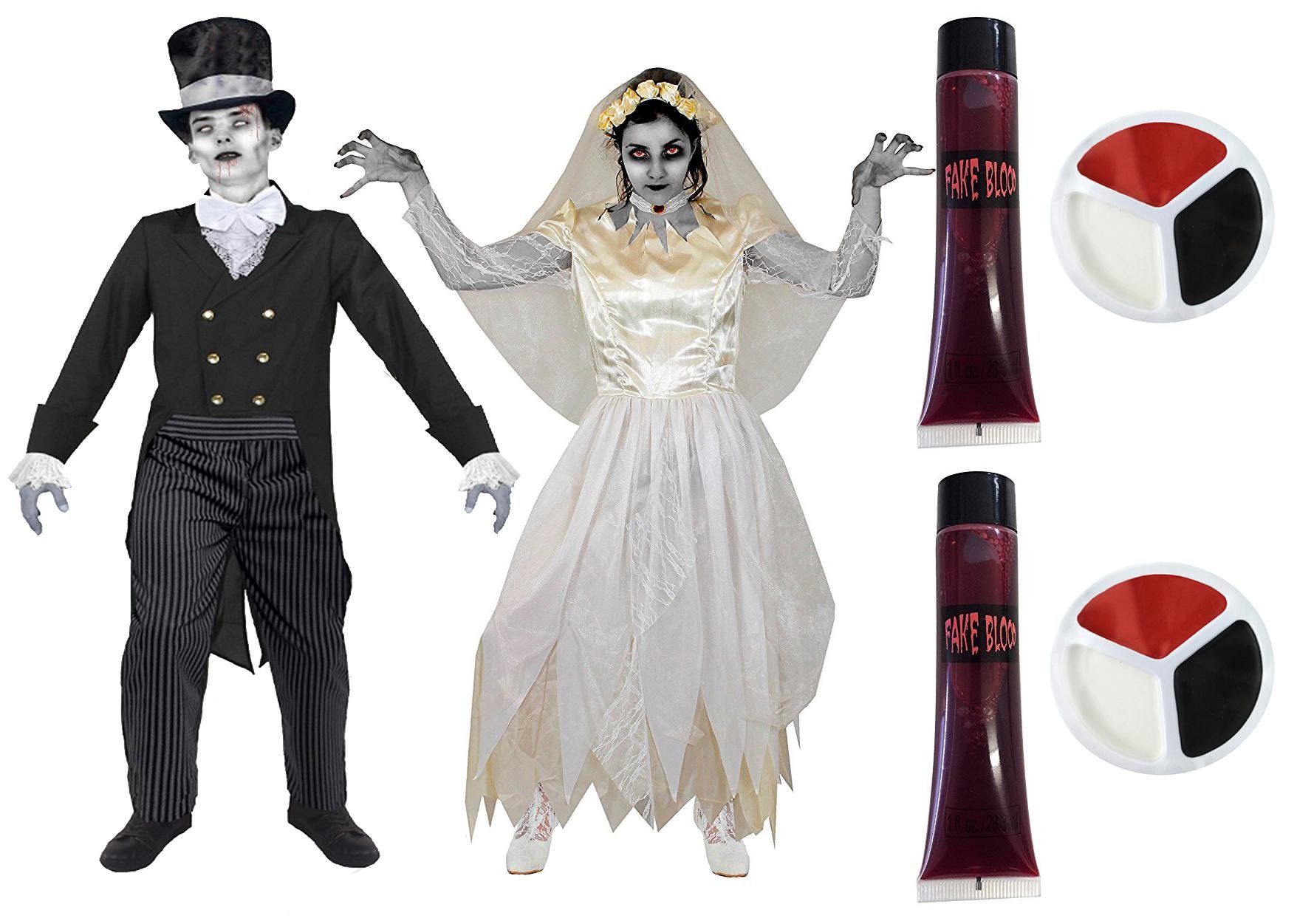 Braune Mönchsrobe Mit Glatzkappe & Make-Up – Kostüm Für Fasching, Karneval Oder Halloween