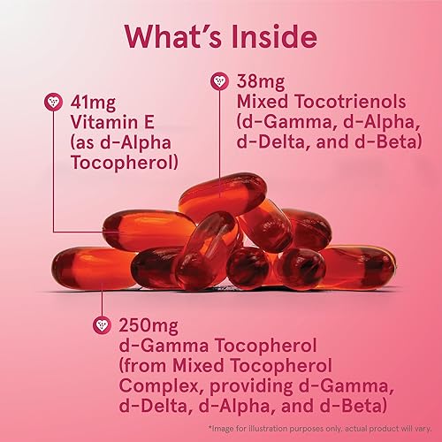 Miniatura 3 de Jarrow Formulas Famil-E - 60 cápsulas blandas - Promueve la salud cardíaca y cardiovascular - Contiene los ocho miembros de la familia de vitamina E