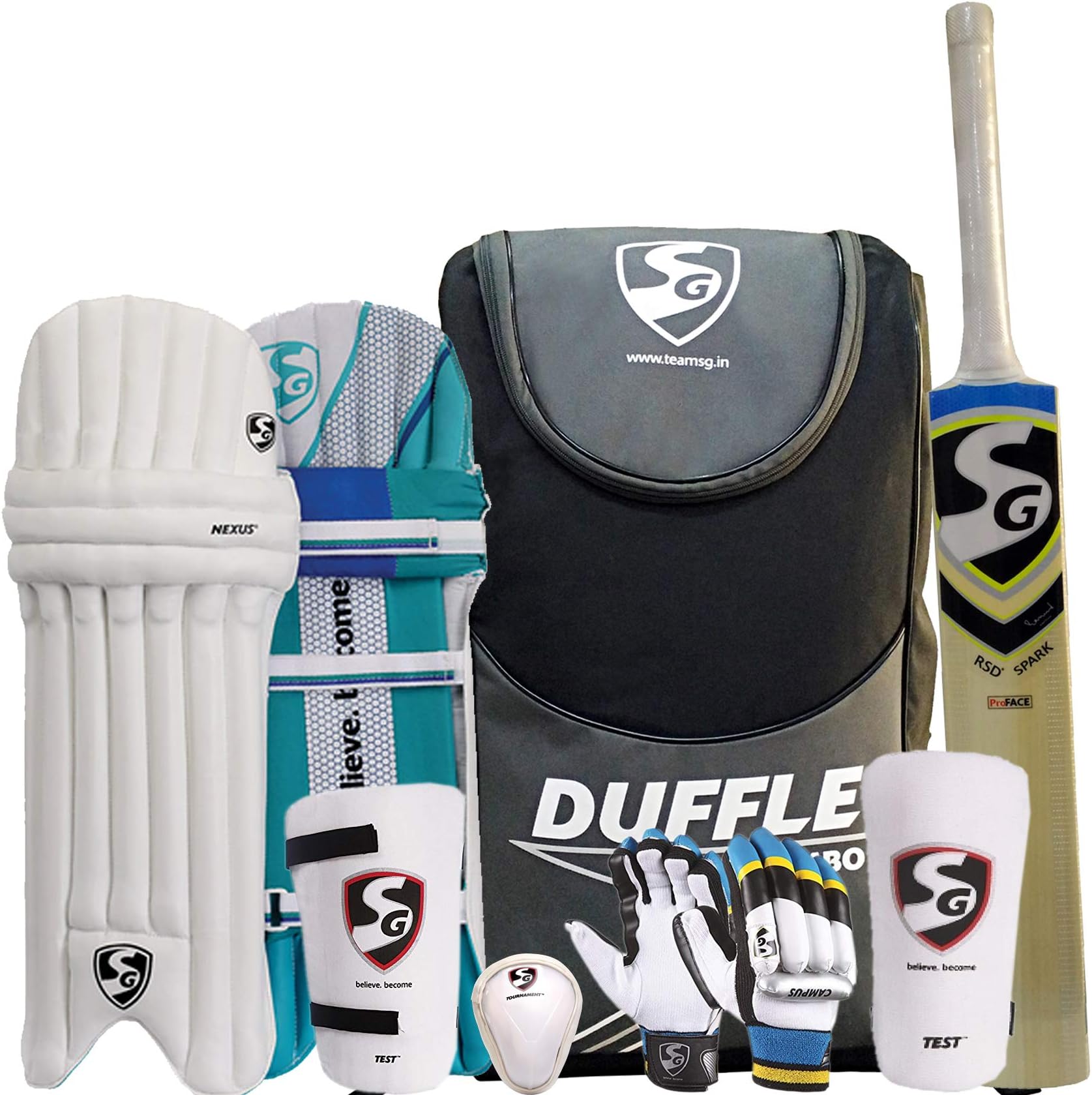SG Summer Camp Kashmir Cricket Kit for All Ages