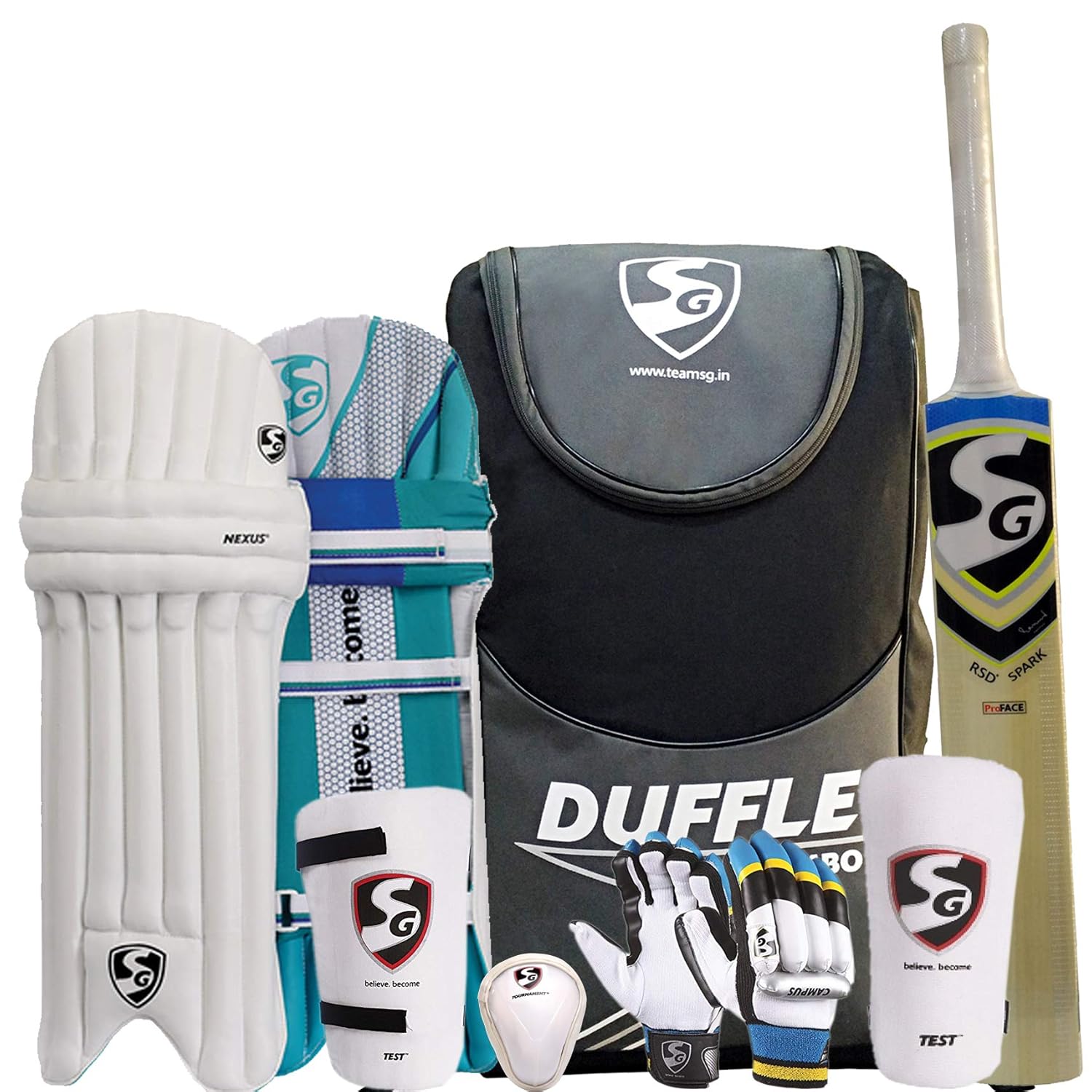 SG Summer Camp Kashmir Synthetic Cricket Kit for All Ages, Black/Grey, Size SH - Review, Price and Buying Guide