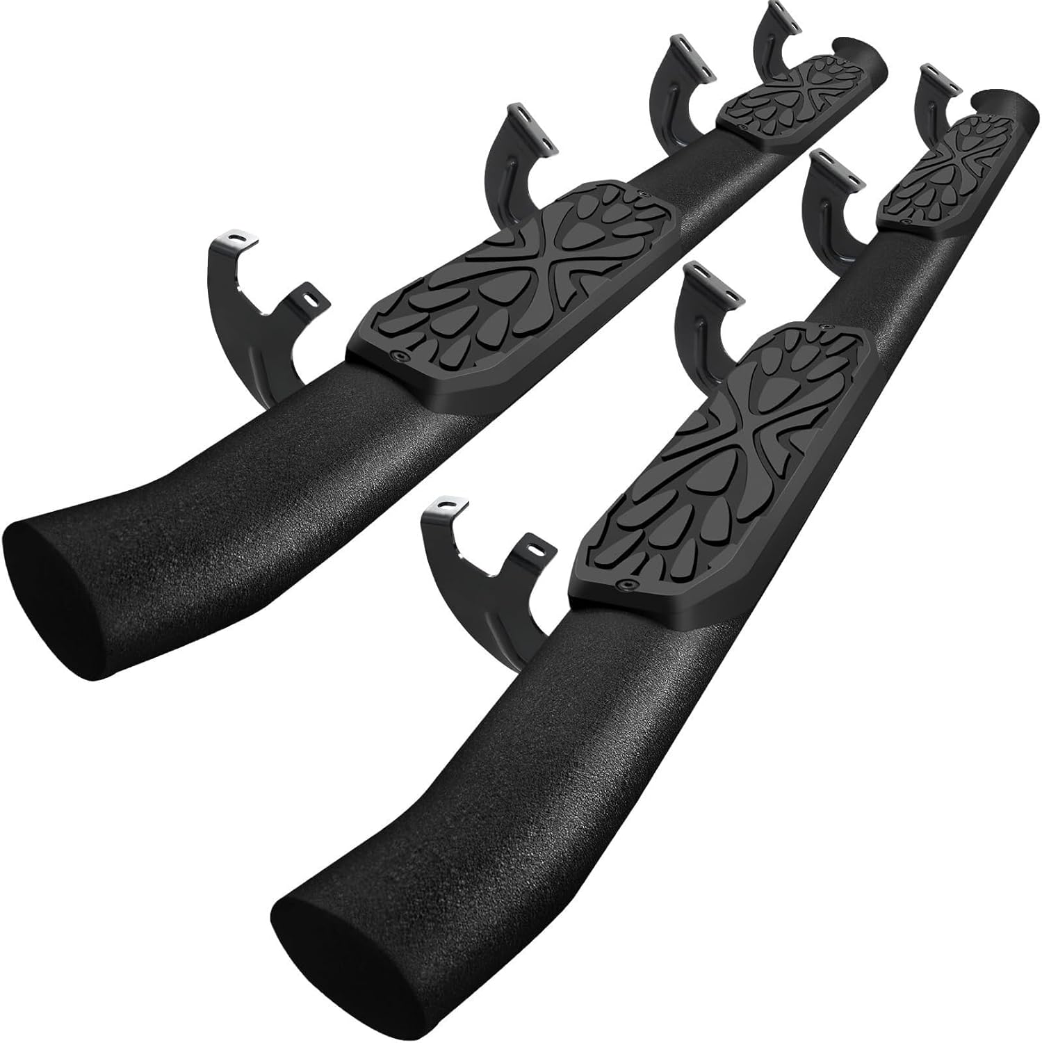 3.5 Inches Oval Tube Bar Running Boards Compatible with Tundra Crewmax Cab 2007-2021, Side Steps and Carbon Steel Step Bars.