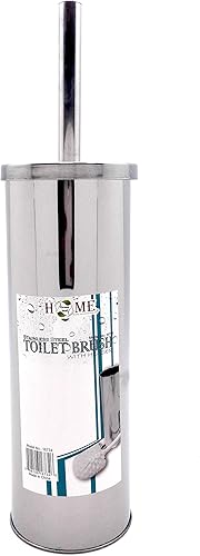Miniatura 2 de Cepillo de inodoro de mango corto recubierto de cromo, 15 pulgadas