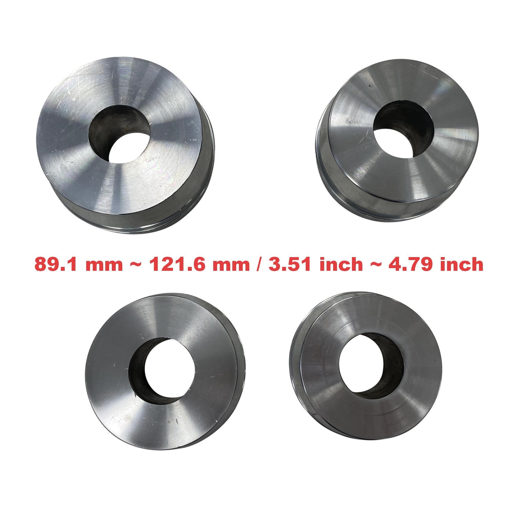 4-teiliges Auswuchtkonus-Set für 40-mm-Wellen