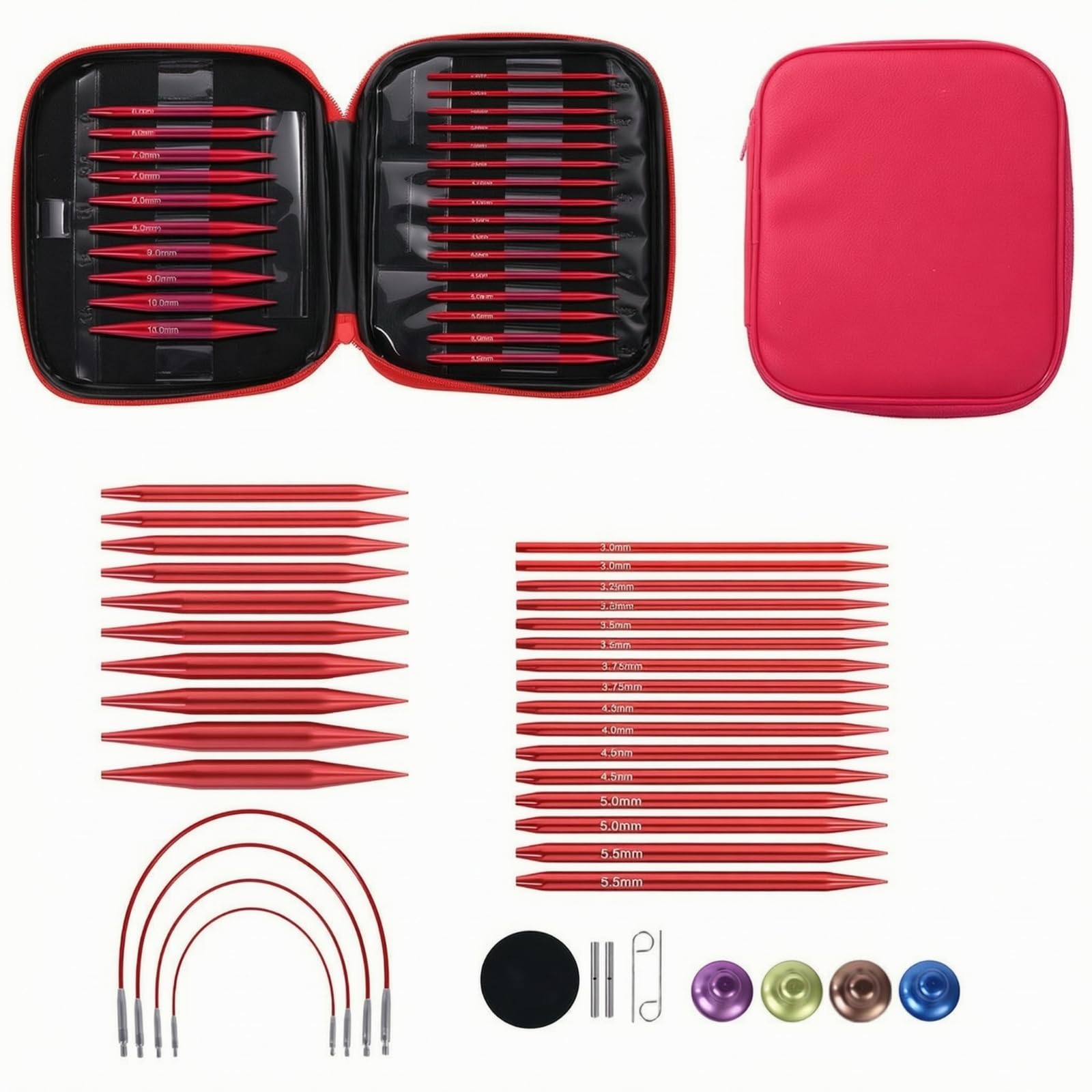 Set di Aghi Circolari Intercambiabili