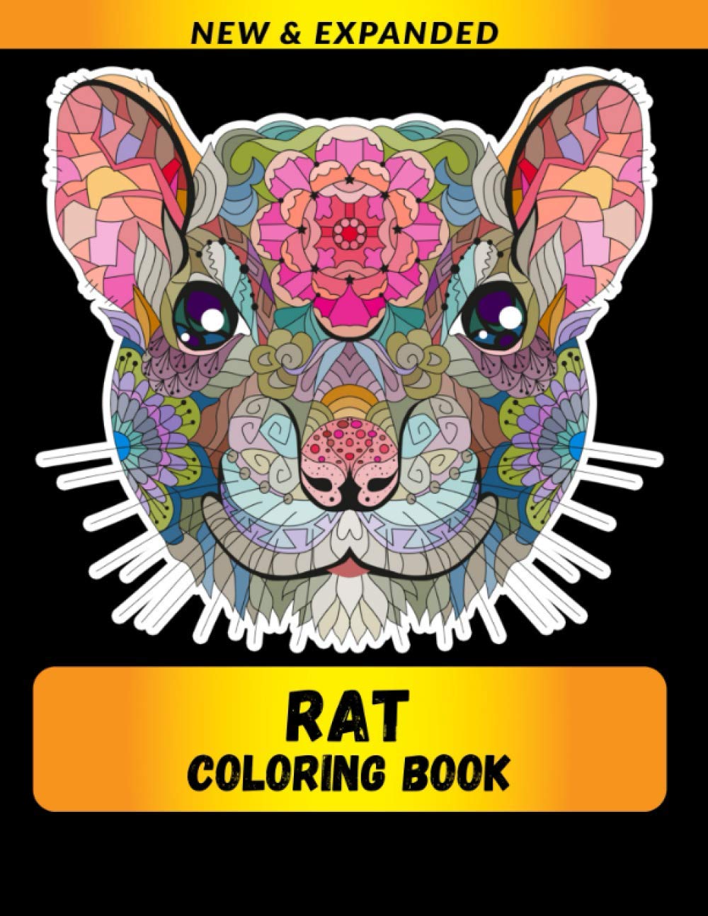 RAT COLORING BOOK (NEW & EXPANDED): Wonderful rat Coloring Book For rat Lover, Adults, Teens