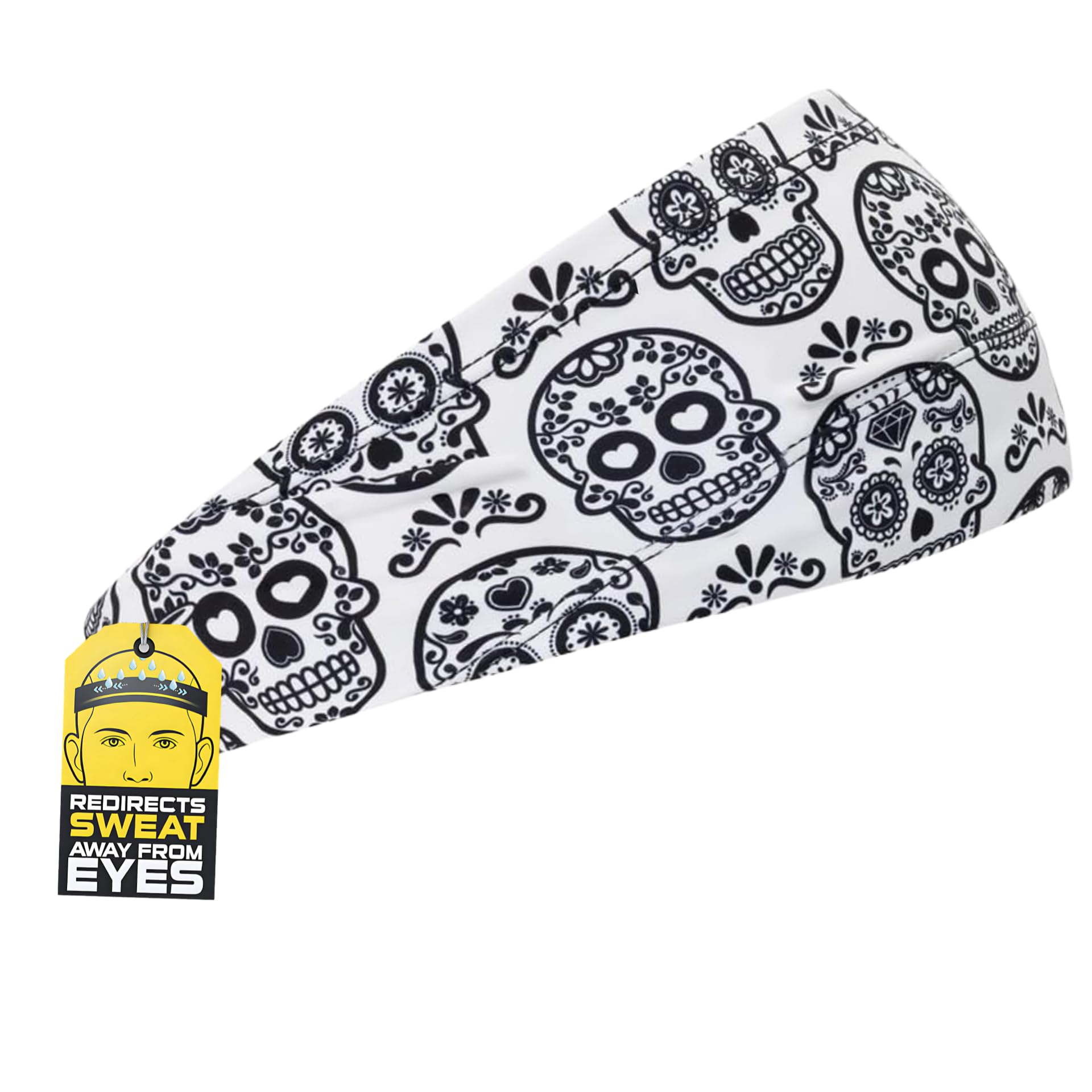 Halo Headband Bandit - 4" Wide Pullover Sweatband for Both Women and Men