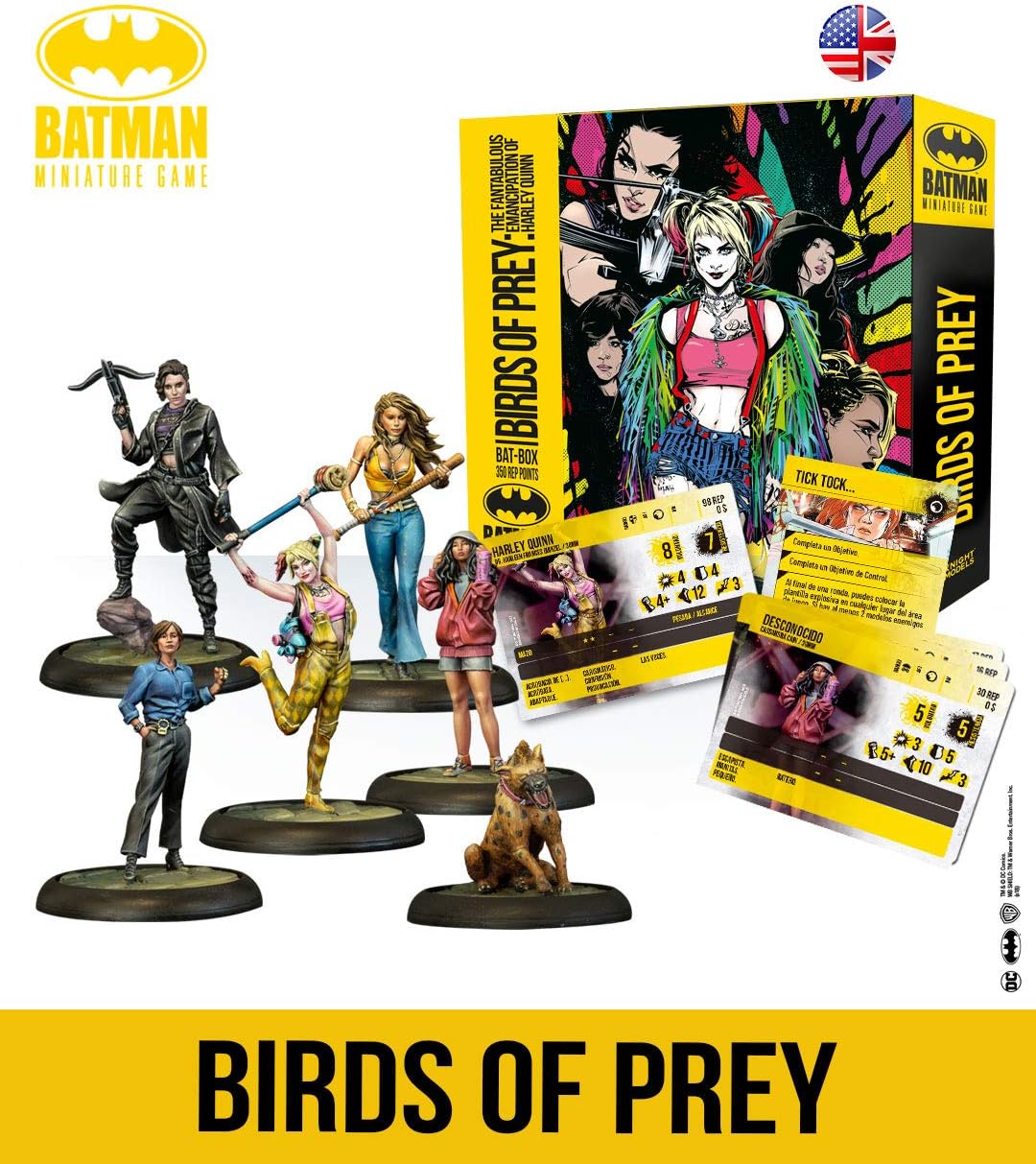 Knight Models Batman Miniature Game: Birds of Prey – 35MM Scale - Unpainted – Ages 14+