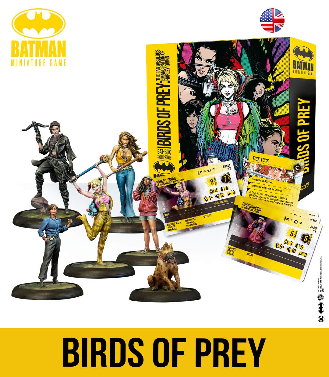 Knight Models Batman Miniature Game: Birds of Prey Inglese
