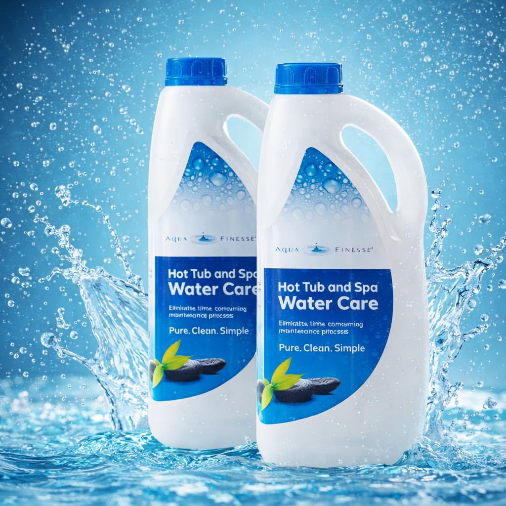 Aqua Finesse Wasserpflege Set für Outdoor-Whirlpools, AquaFinesse + Pfahler pH Heber
