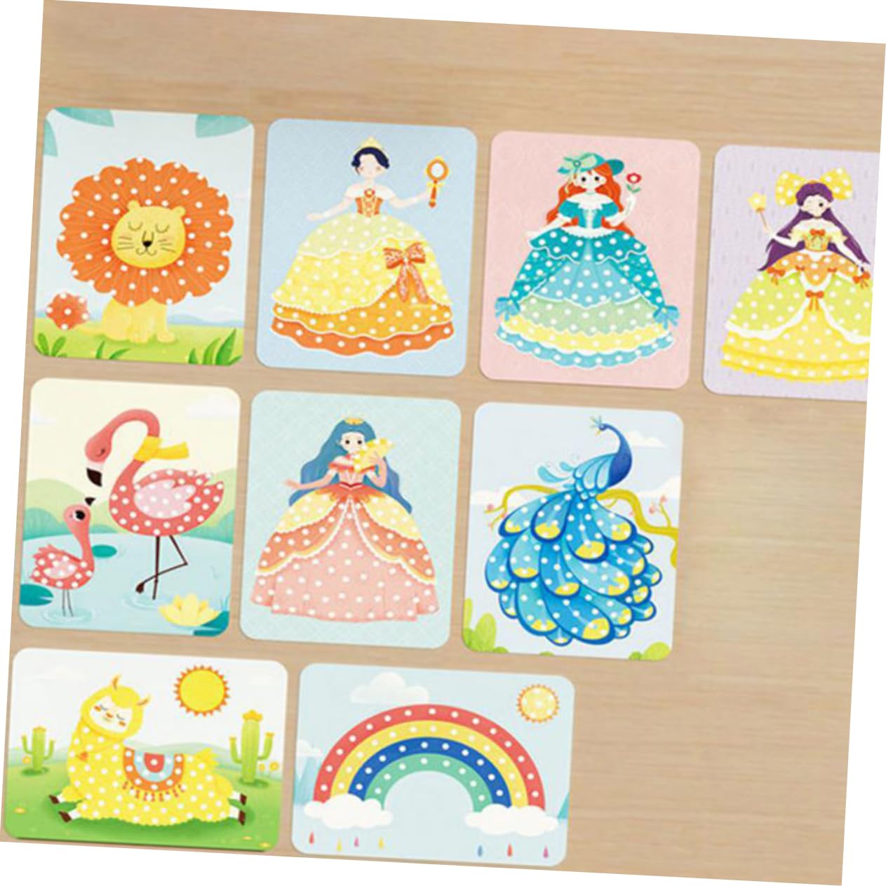 FONDOTIN Kit Puntura Artistica per Ragazzo Ragazza, Set Fai da Te 1 Pezzo | Tessuto in Cotone Perlato, Plastico Leggero, Uso Manuale per Attività Creative