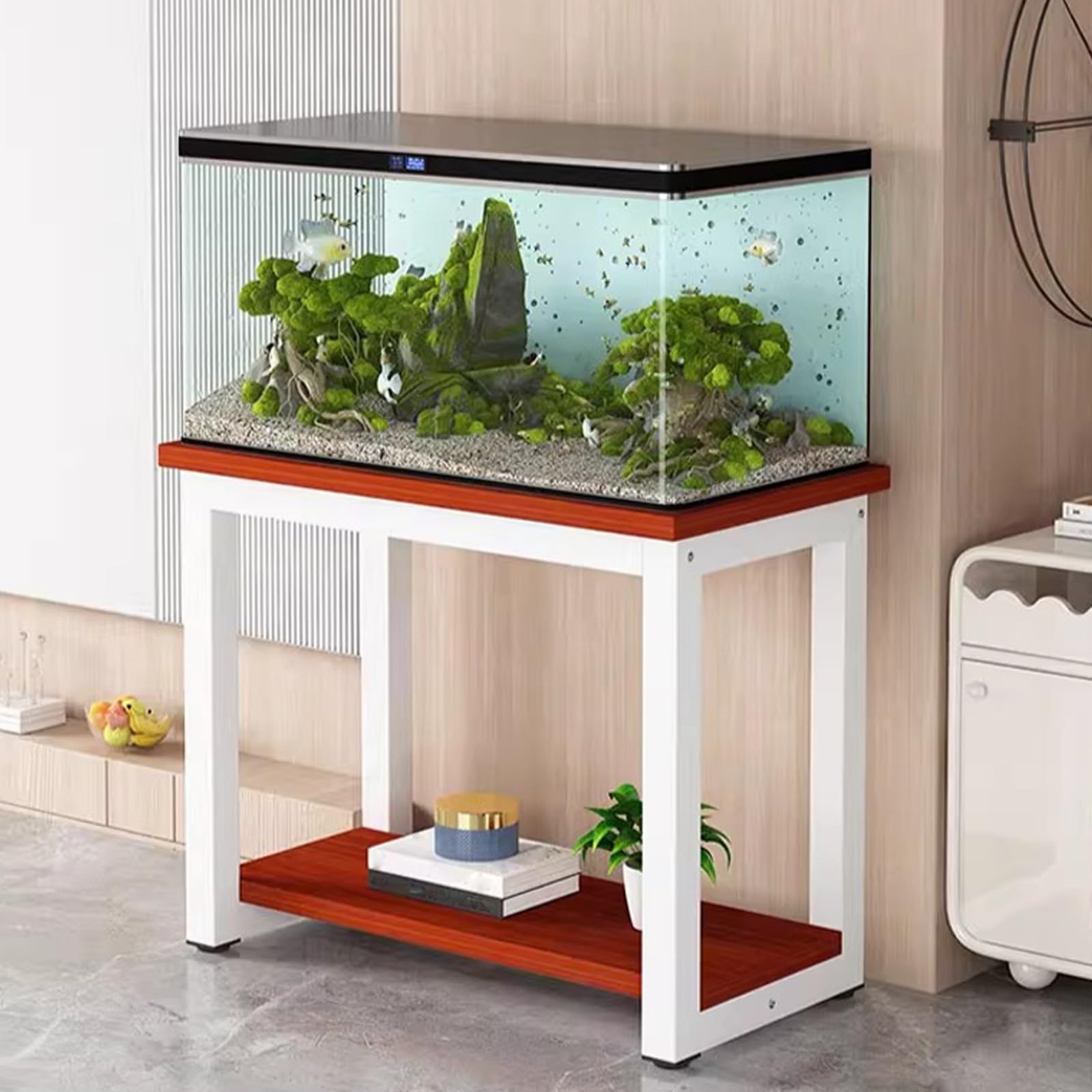 Soporte de acuario y terrario impermeable de 50x30 cm para reptiles
