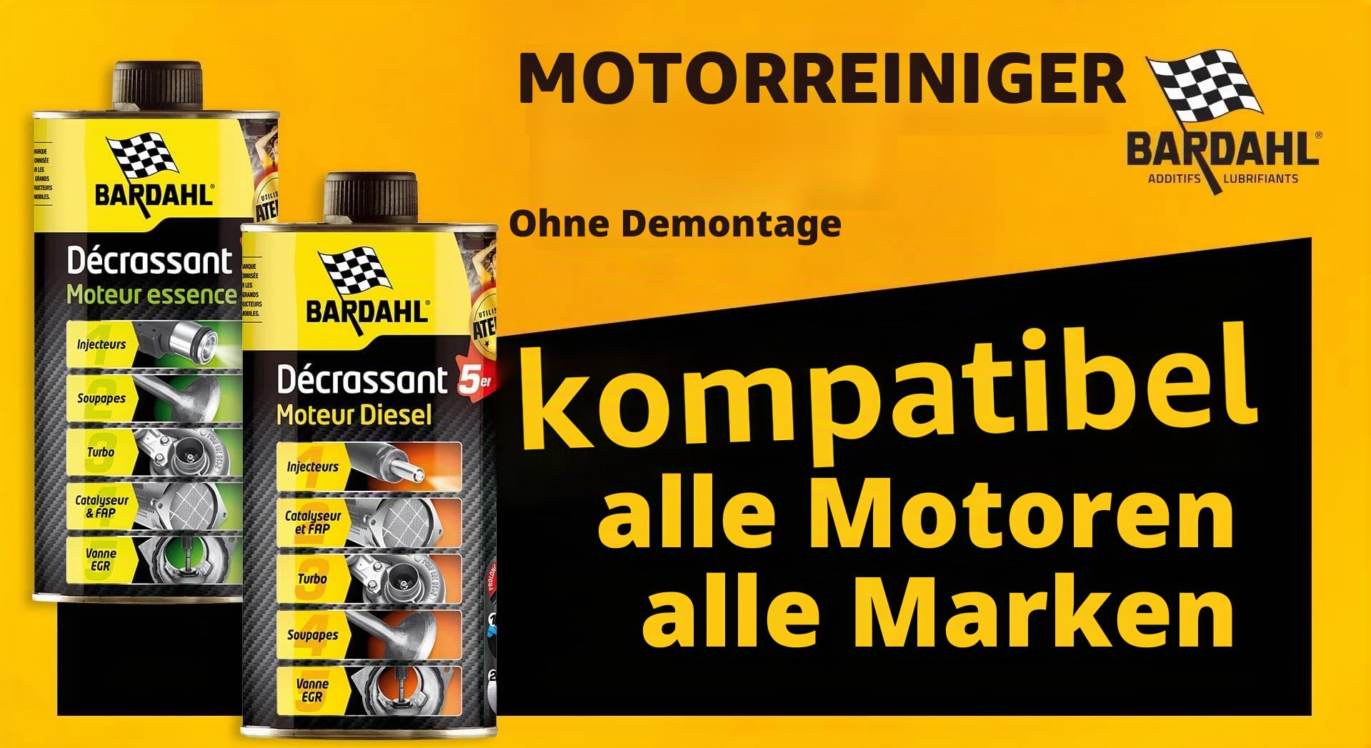 Bardahl Diesel-Reinigungsmittel, 1 l + 300 ml (Kanister)