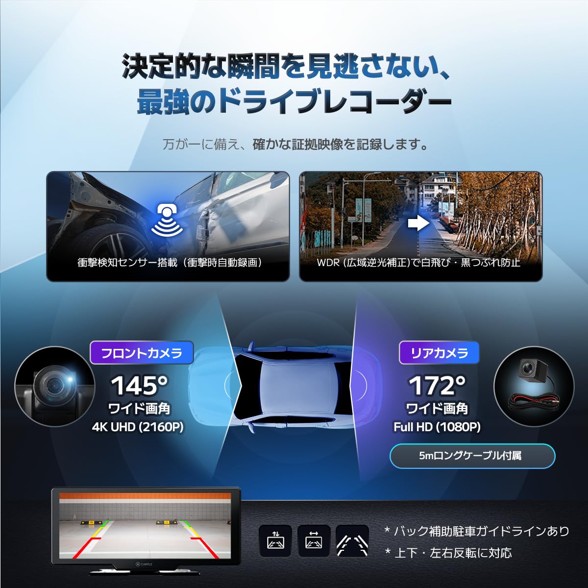 Amazon.co.jp: CarPlay & Android Auto ALL IN ONE 4K Carple Monitor