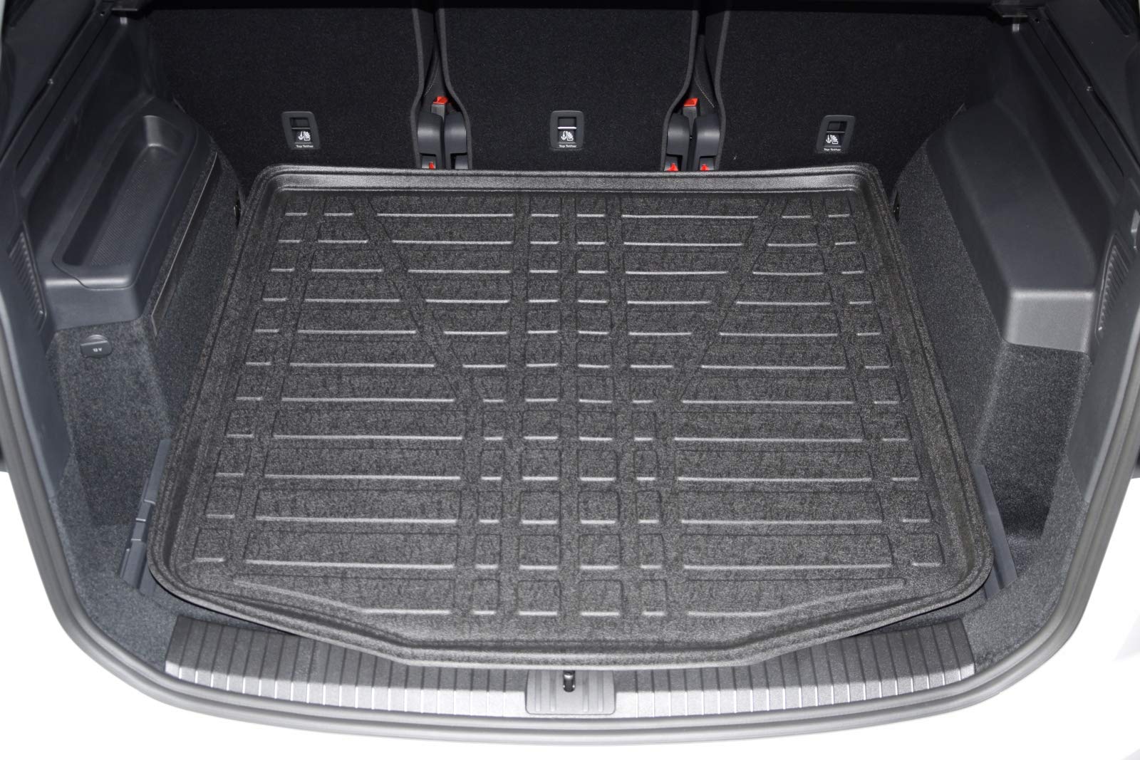 J&J AUTOMOTIVE | NORM Vasca Baule Per Bagagliaio In TPE Gomma Su Misura Adatti Per 1 Series F20 / F21 3/5-Porte 2011-2019, Bordo alto 4 cm