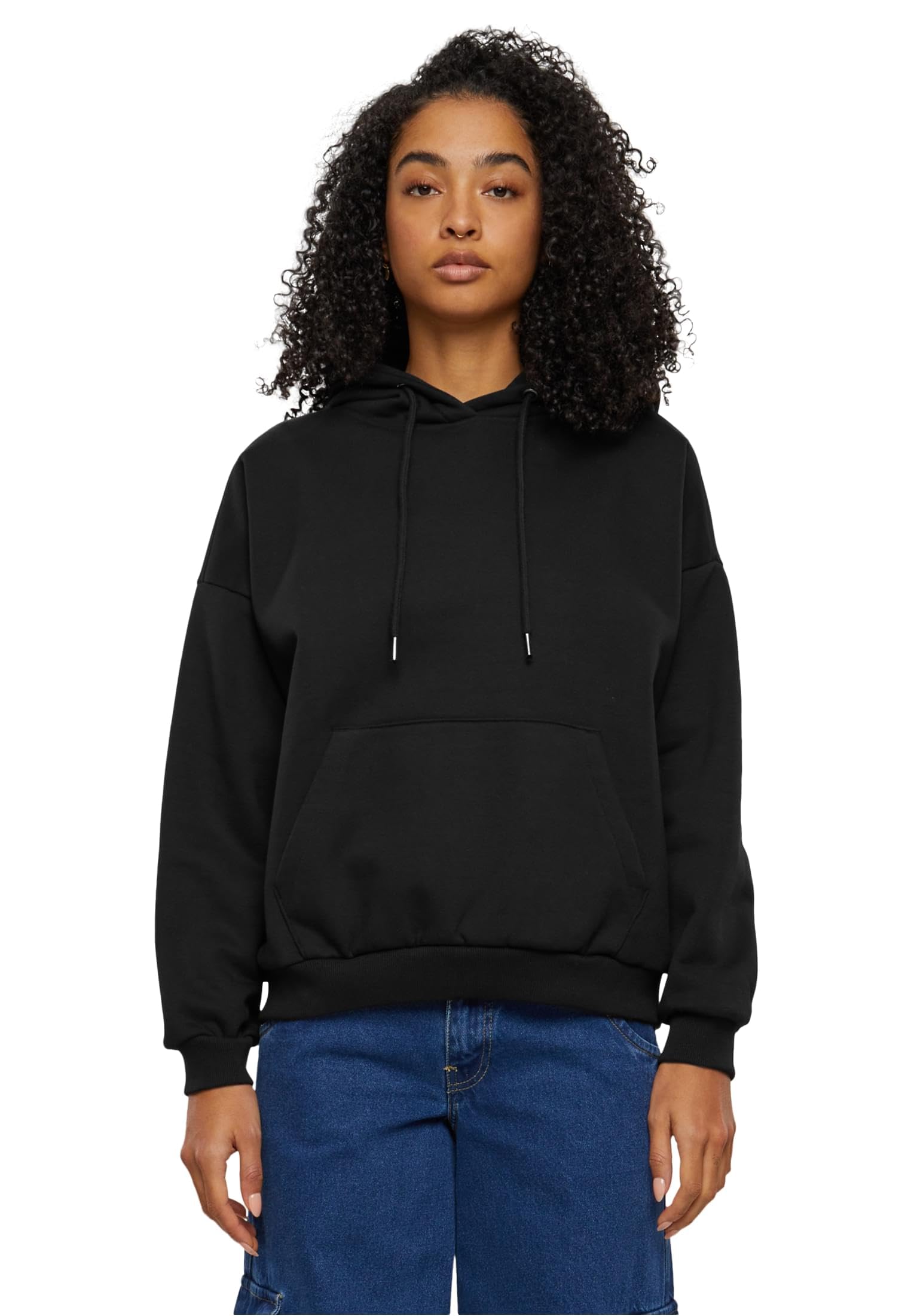 Urban Classics Women's Noir Hooded Sweatshirt Ultra Heavy