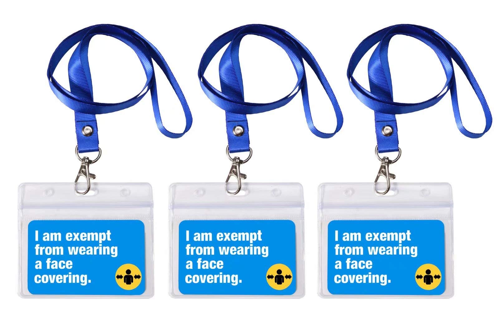 Buy EDATOFLY Face Exemption Card, Exemption Card Face Covering