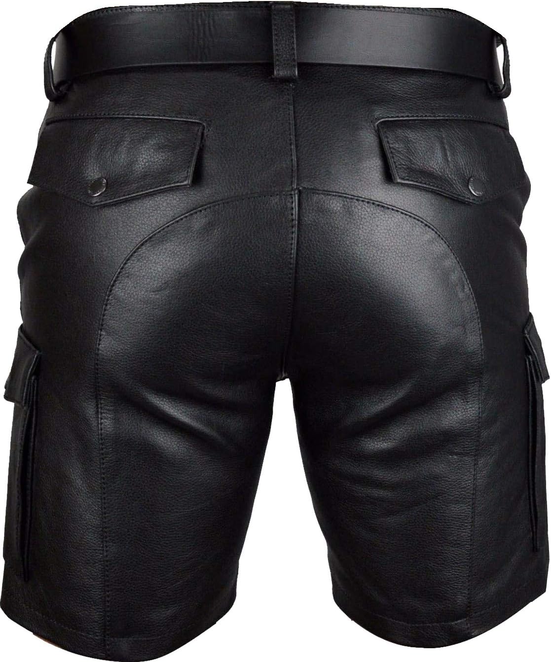 Men's Leather Jean mens