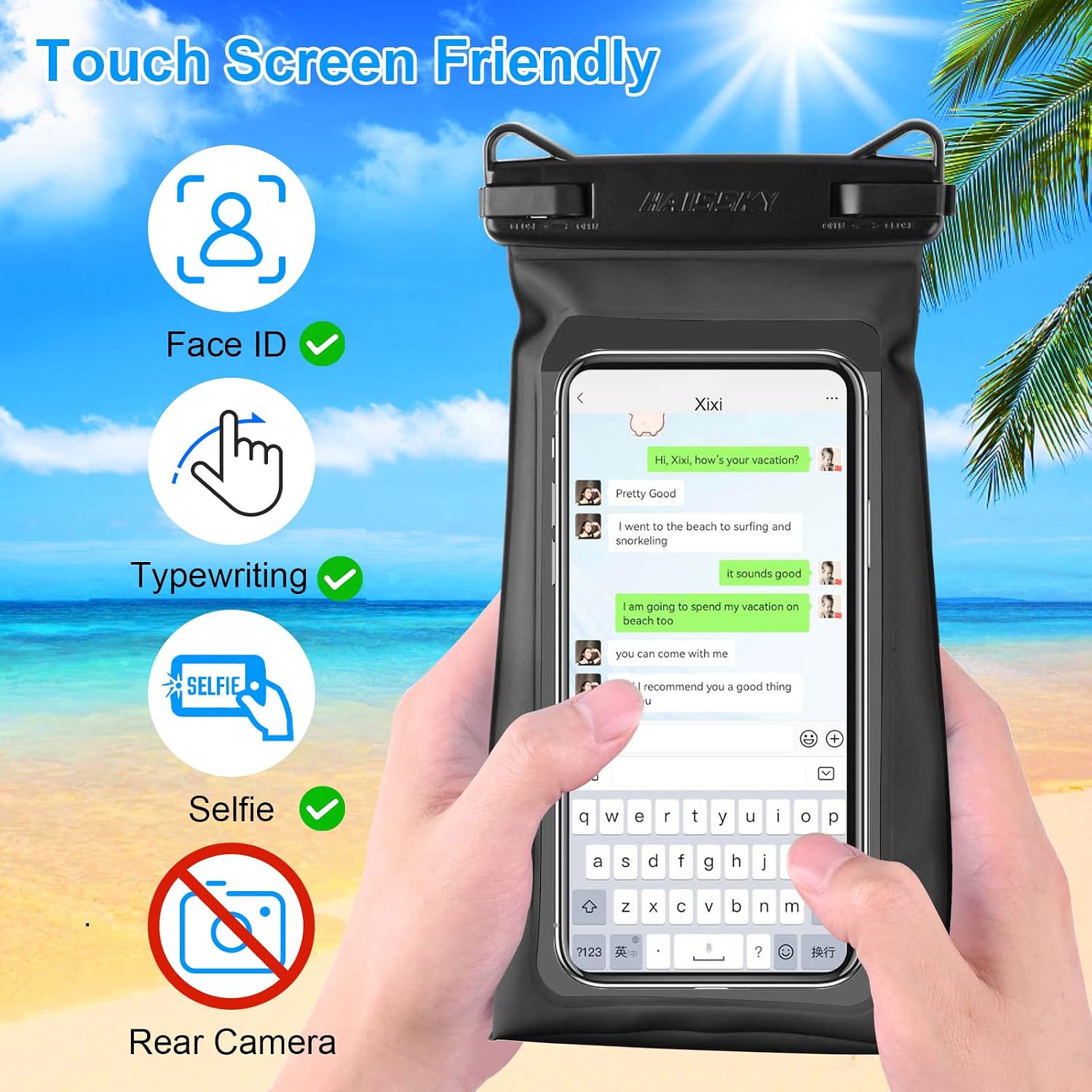 Large Capacity Waterproof Phone Pouch Floating, Waterproof Bag Case for iPhone 14 13 12 11 Pro Max X XR 8 Plus Samsung S23 S22 Up to 6.9'', IPX8 Water Proof Phone Dry Bag for Boating Swimming Kayaking