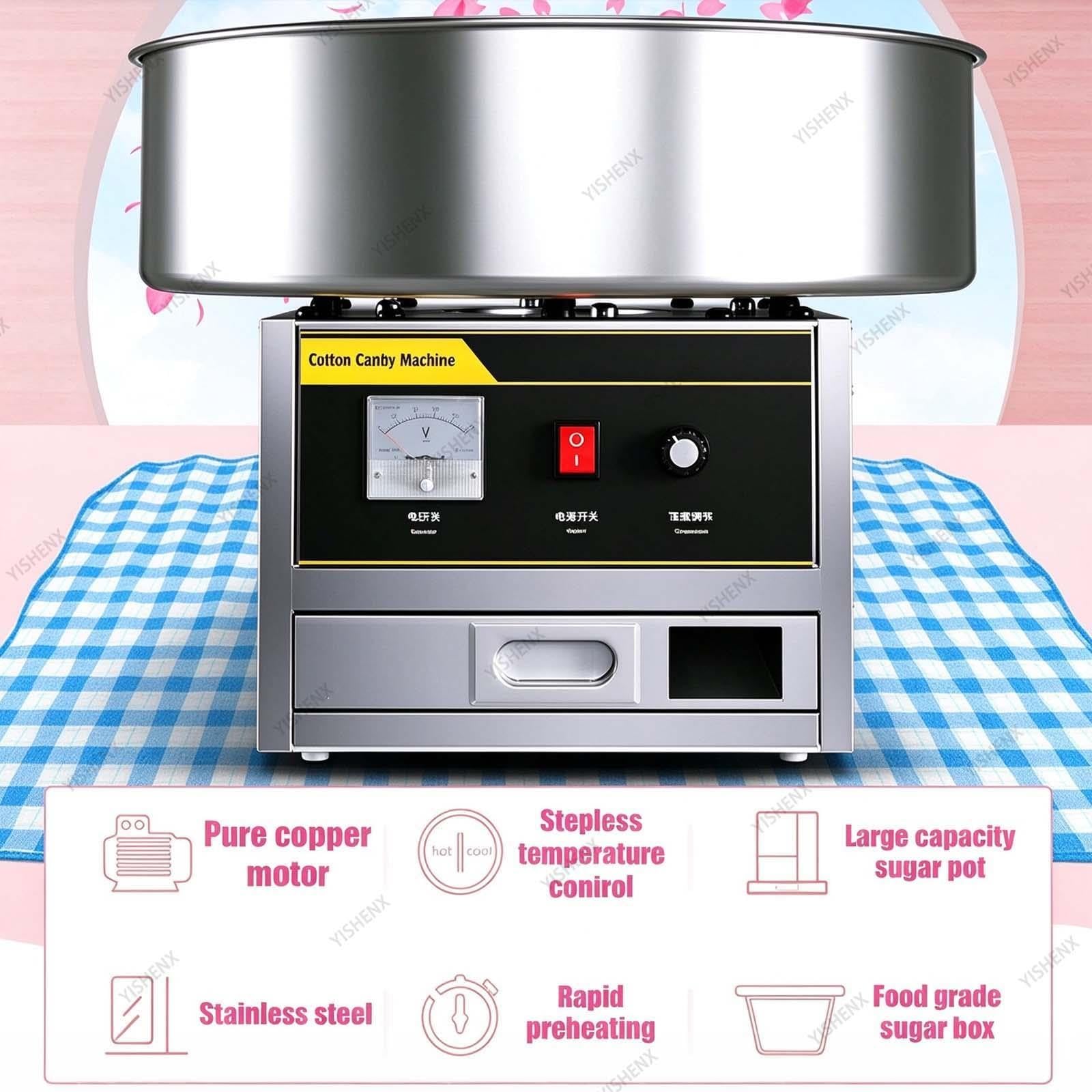 1200-Watt-Maschine Zur Herstellung Von Bunten Marshmallows