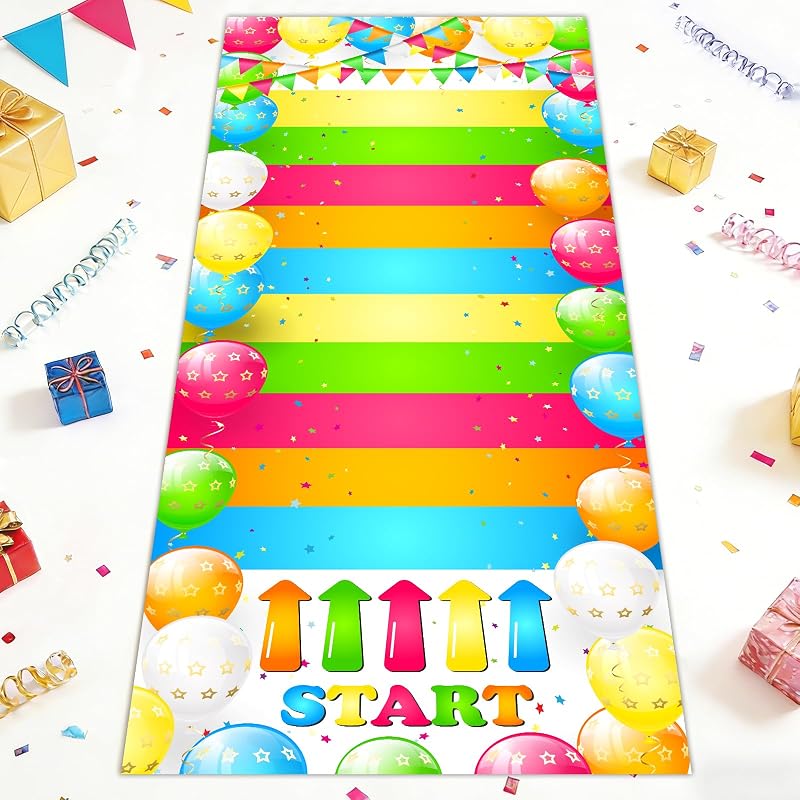 Balloon Theme Can Rolling Game Props, Rolling Can Challenge Toss Set for Adults Kids Family, Indoor Outdoor Party Team Building Activity, Holiday Prize Fun Birthday Party Supplies