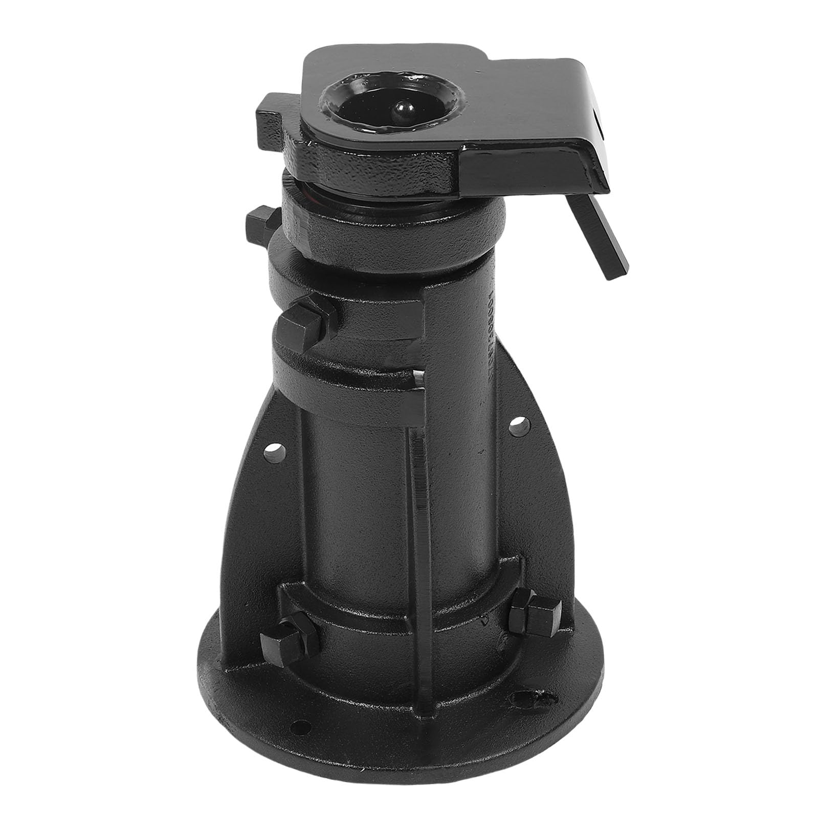 RiToEasysports Regulowany Adapter Siodła na Gęsiej Szyi, Siodło z amortyzacją ze Stali Stopowej na Adapter Gęsiej Szyi, wysokość od 12 do 16 Cali, 20000 Funtów, do Przyczepy Kempingowej RV