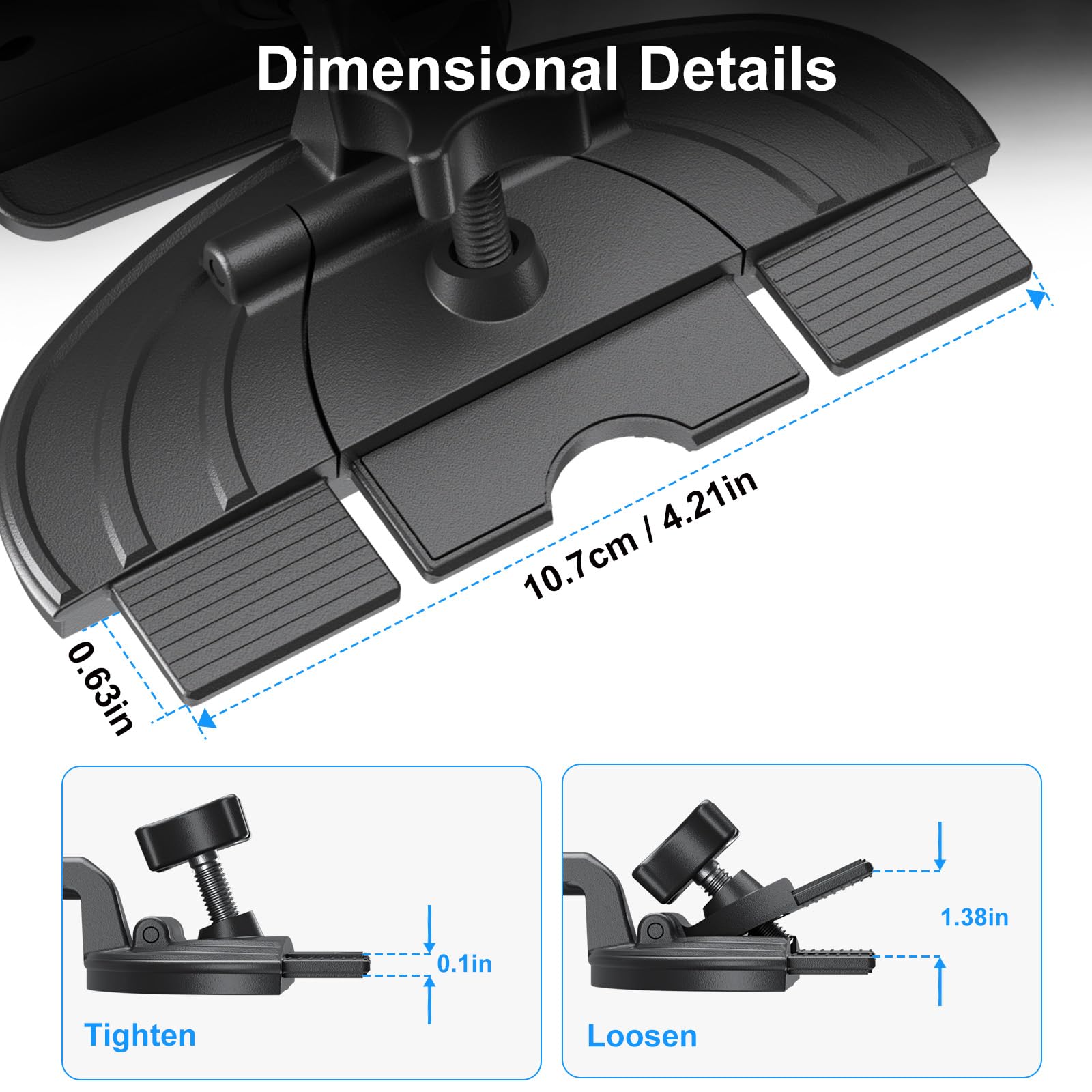 Supporto per tablet PLDHPRO universale per auto 5.1-15.6 pollici per navigare e video