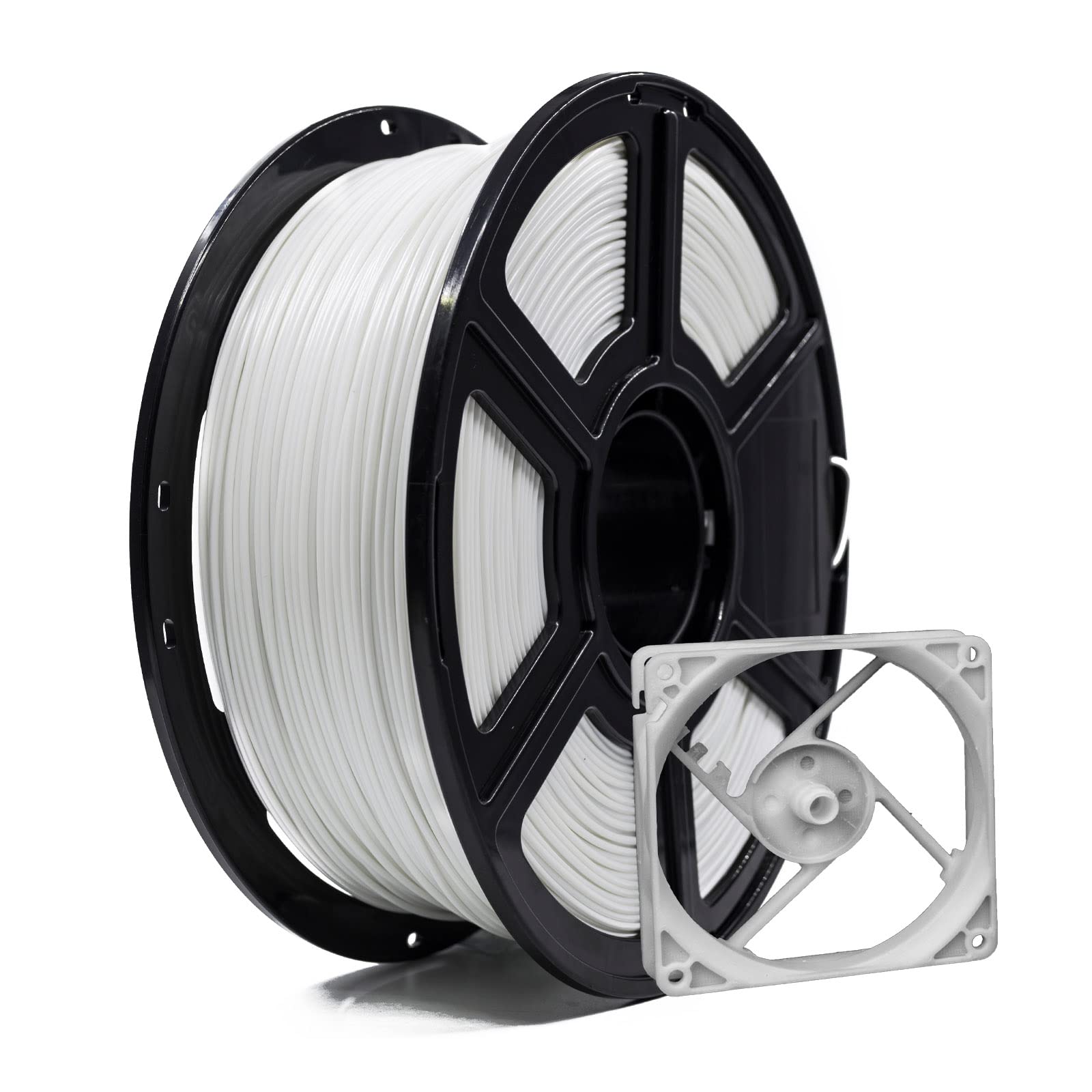 FLASHFORGE ABS Pro Filament 1.75mm White, 3D Printer Filament 1kg (2.2lbs) Spool-Dimensional Accuracy +/- 0.02mm, Hot Deformation Below 90℃, Great for Printing Heat-Resistant Functional Parts-image-39