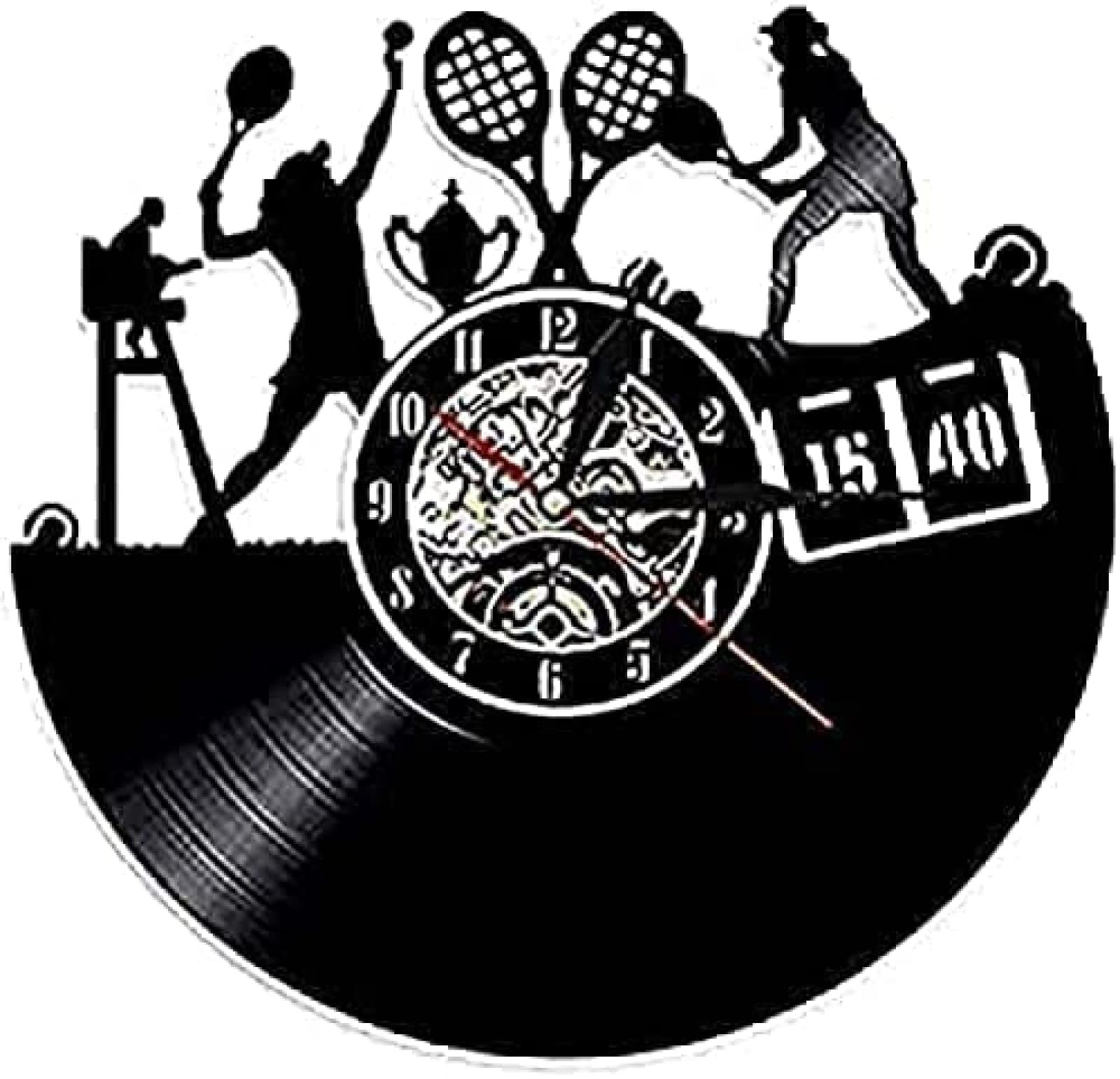 Horloges murales match de tennis pour salon de passionné : l'ambiance des grands chelems chez soi