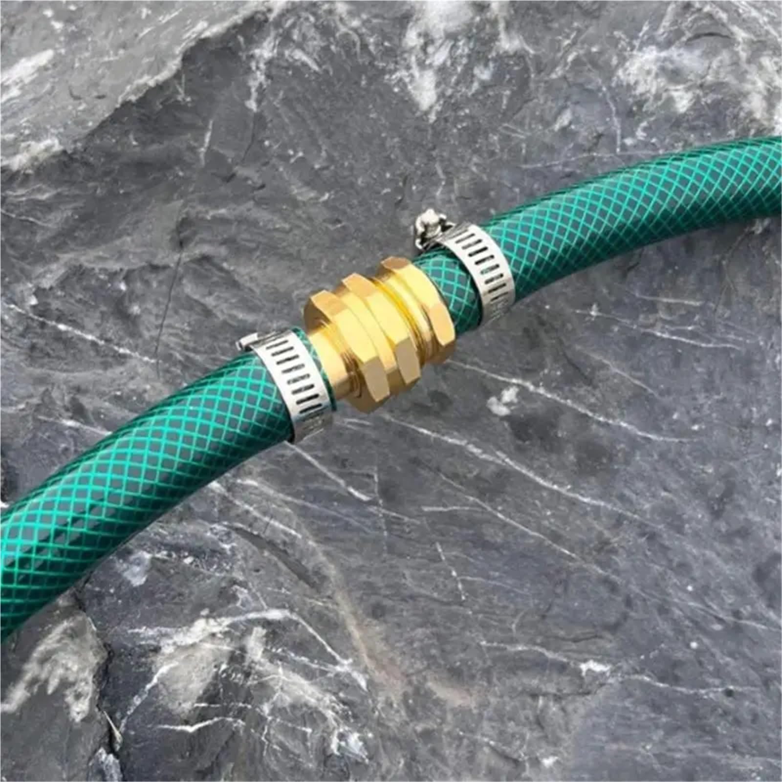 Lot de 6 paires de connecteurs de tuyau d'arrosage en aluminium pour tuyau d'arrosage de 1,9 cm