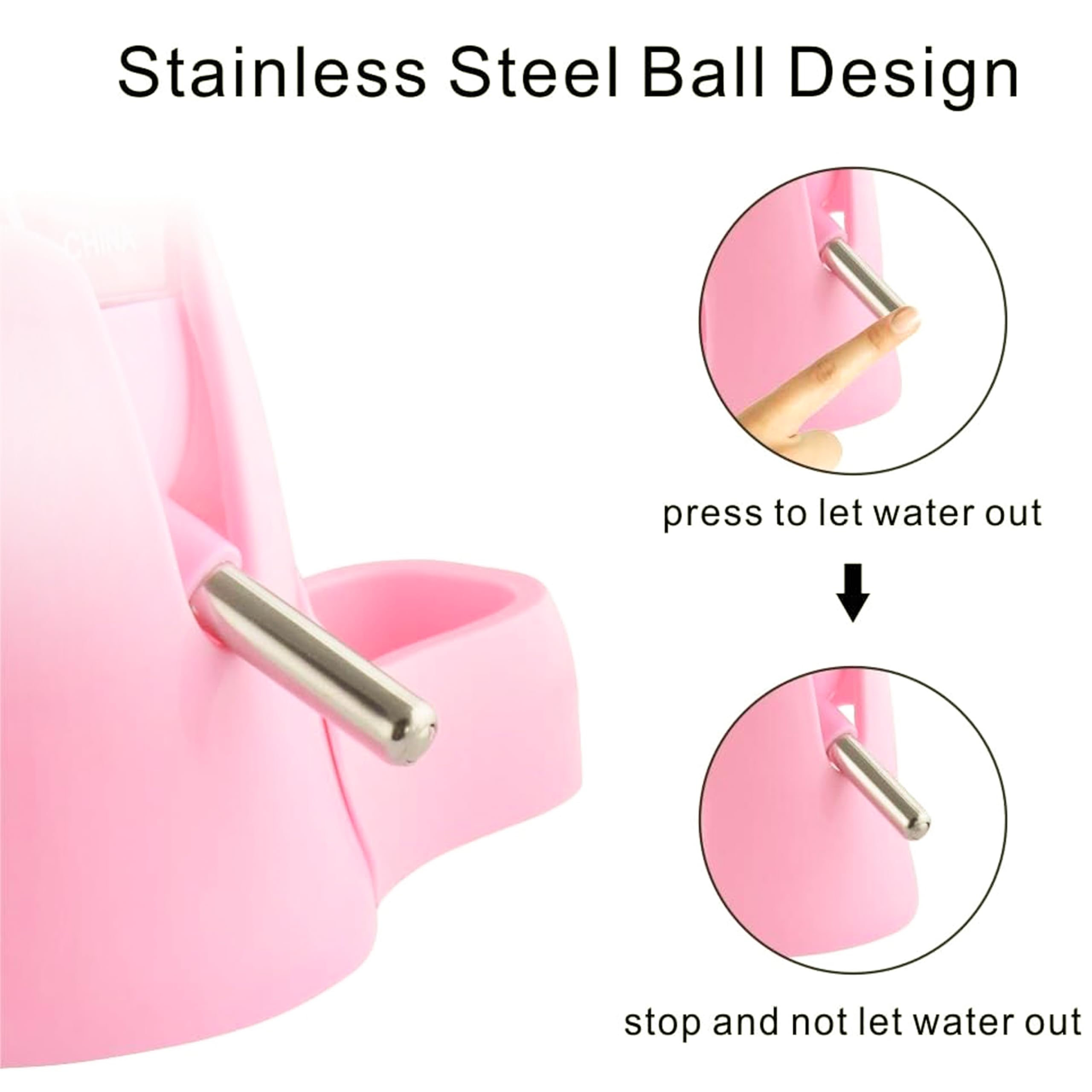 Distributeur D'eau Et De Nourriture TIAKI, Bleu Clair Pour Chien Et