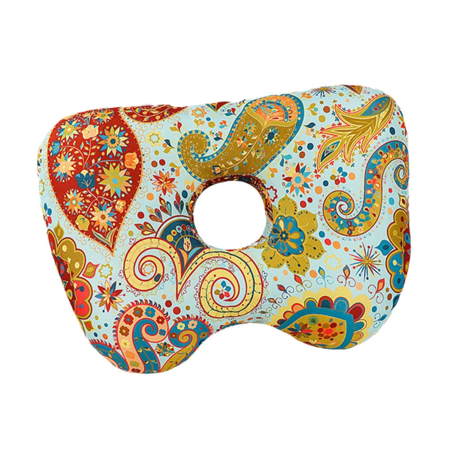 Kolczyki typu „piercing pillow”, Sen boczny. Poduszka z otworem na ucho do pielęgnacji uszu Wielokolorowa