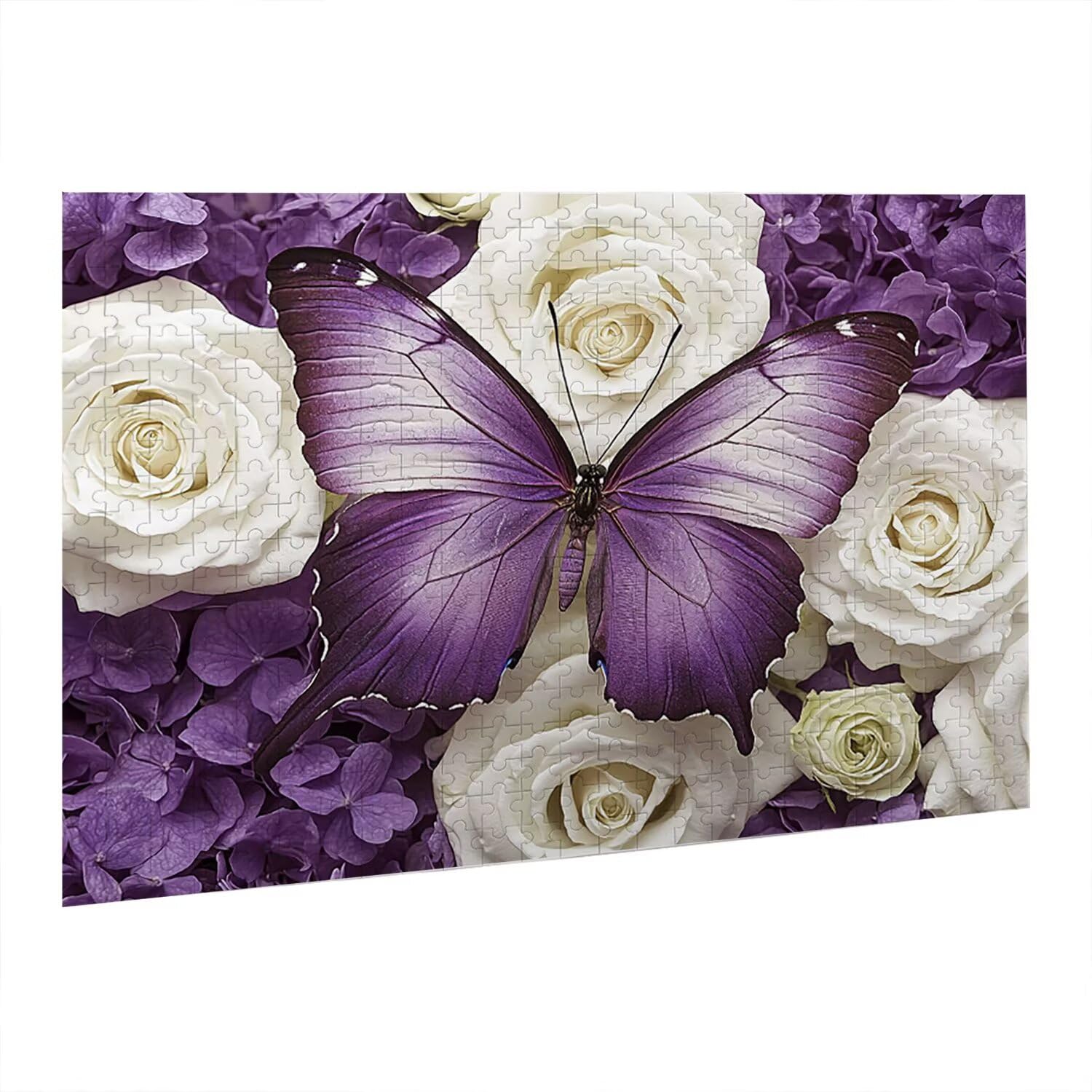 Jigsaw Puzzle, 5000 Pezzi Puzzle Classici, Rosa Puzzle Rilassamento Intelligence, Mpossibile Difficile Puzzle Impegnativo per Adulti Puzzle Gioco Familiare, Regalo per Amore Amico Farfalla fr0-573
