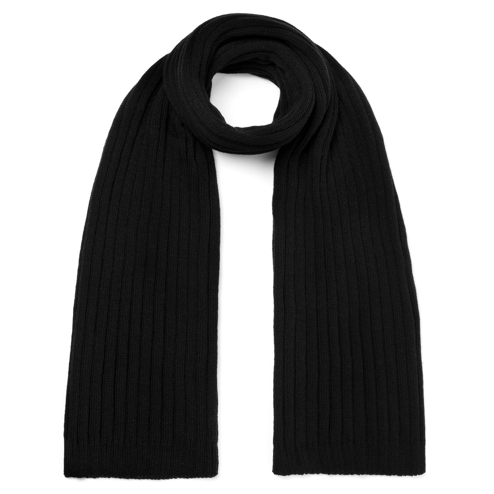 ELIMELI® Gorro de cachemira para mujer, gorro de punto, gorro de invierno de lana con cachemira y pompón de piel sintética. Fabricado en la UE, Negro - Set con bufanda, Talla única