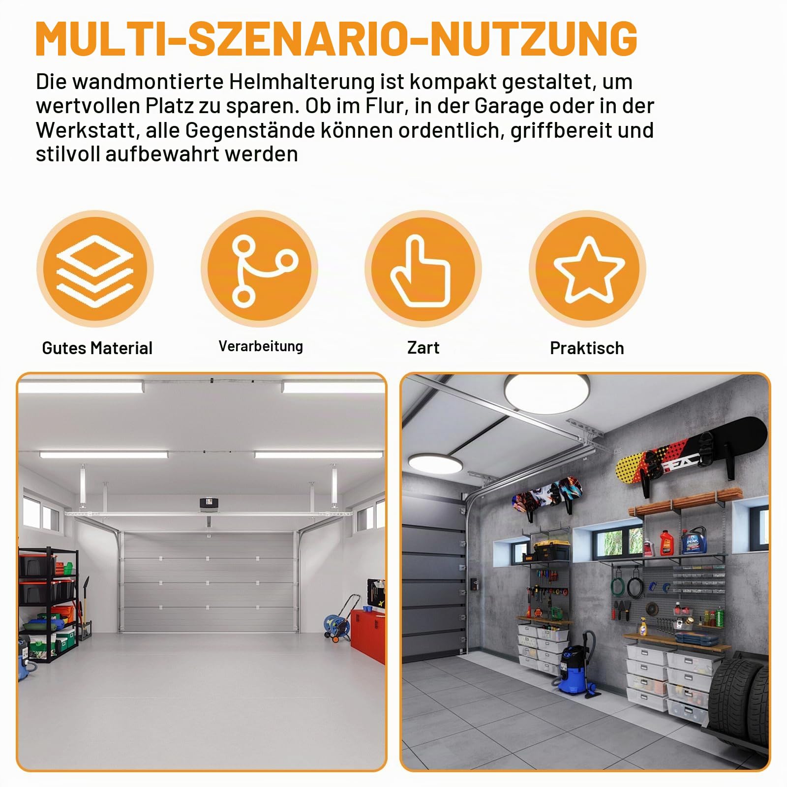 PORFOYO Helmhalterung Wand, Motorradhelm Halterung, Tactical Gear Wandhalterung aus Metall und Holz, Motorrad Garderobe, Helmhalter Wand zur Aufbewahrung von Helmen, Taktische und Schlüsseln
