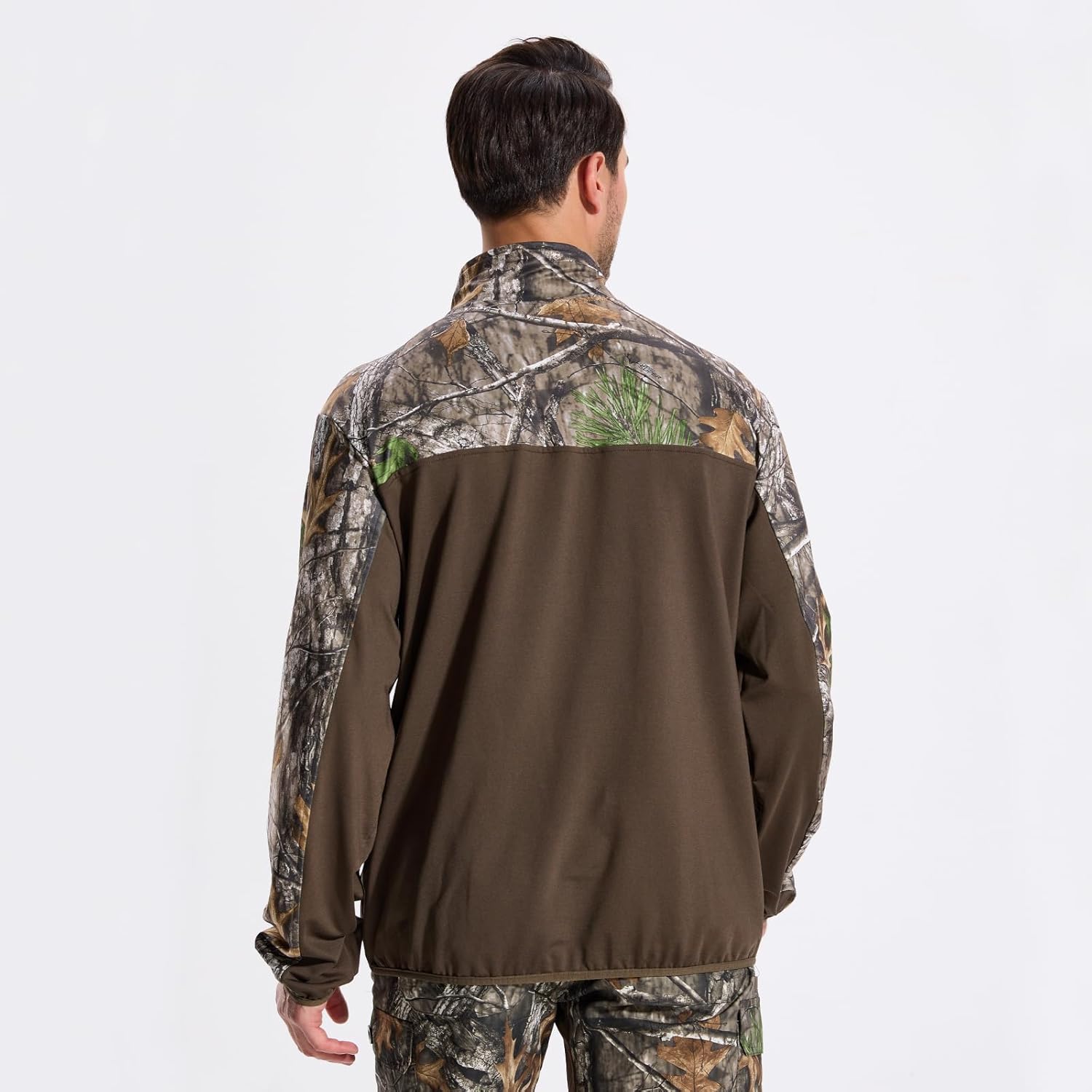 LOOGU Hunting Hoodies for Men Fleece Lining Performance Insulation Pullover Camo Hoodie