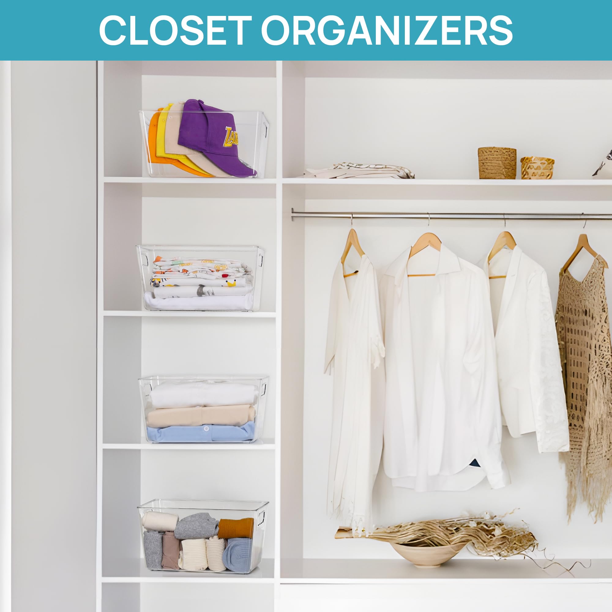 Boite Lot De 6 Botes De Rangement Empilables Transparentes Pour Rfrigrateur Rangement Tiroir Salle De Bain