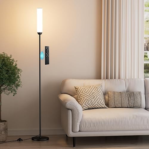 Ambimall LED Floor Lamp with Remote Control, 65" Standing lamp