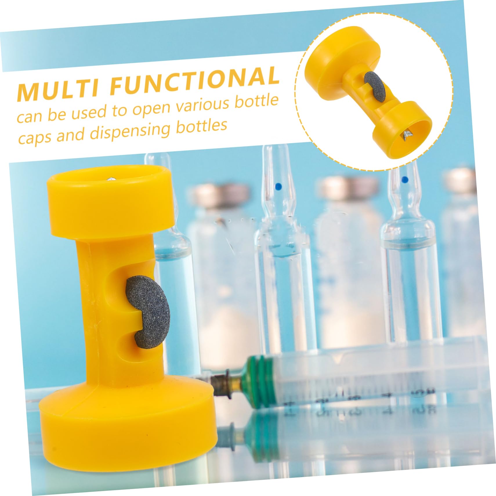 NAMOARLY Medical Bottle Opener Glass Ampule Vial Breaker Ampule Bottle Opening Tool Medicine Vial Breaker Ampule Bottle Breaker Ampule Opener Tool Ampule Breaker Opener Small Ampule Opener