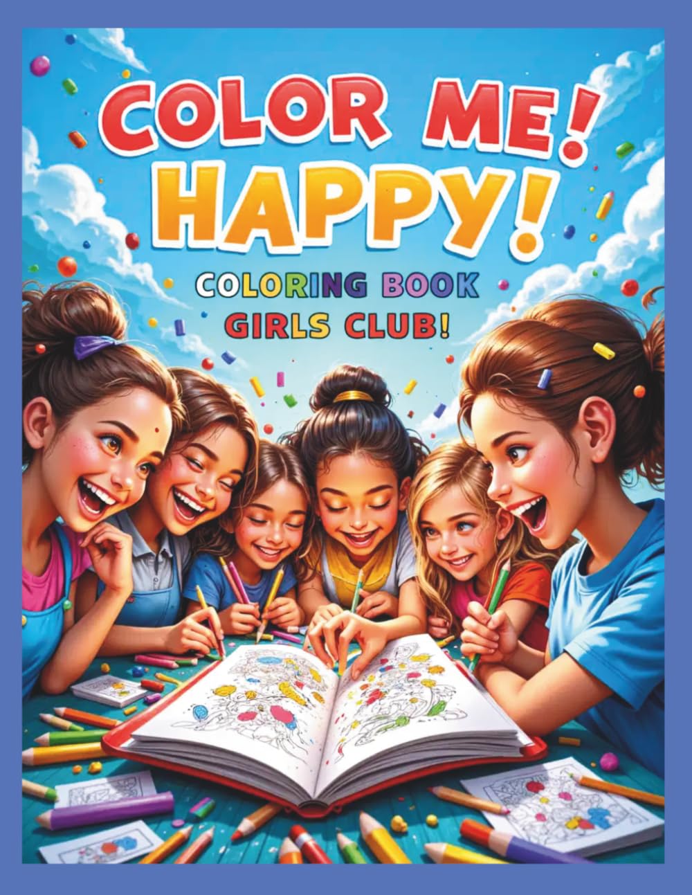 Color me Happy! Coloring Book: Cute, Fun, Kids, Coloring