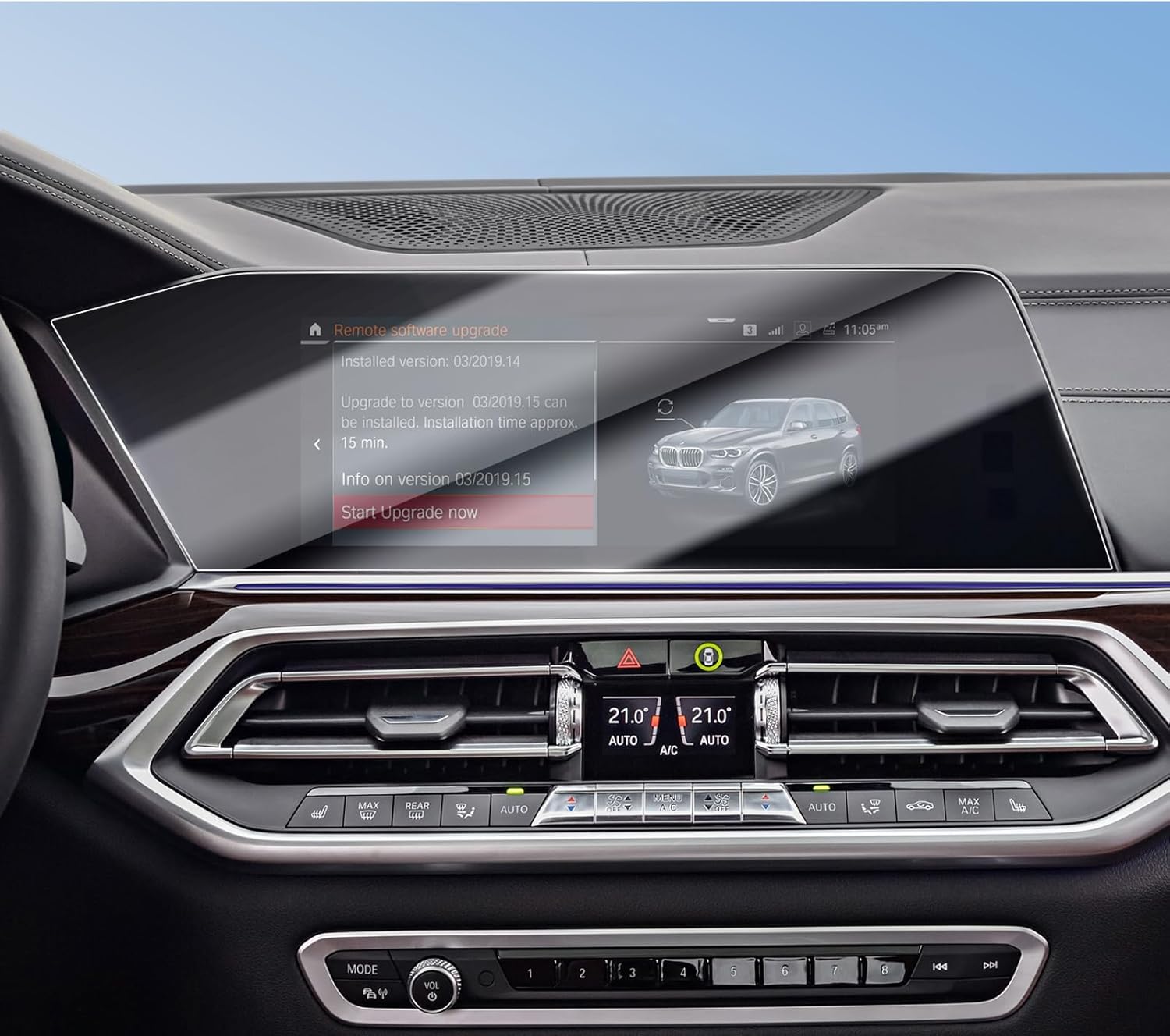 for 2023-2026 BMW 3/4/5/7 Series AIO Screen Protector【14.9"Navi+12.3"Dash】Integrated Tempered Glass Whole Screen for 2026 BMW M3/M4/M5 Series Interior Accessories 9H [No Glare&Fingerprint]