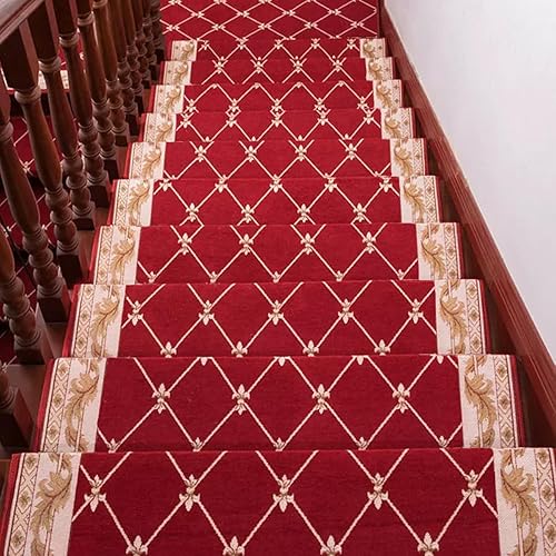 Miniatura 2 de TINTON LIFE Juego de 13 alfombras antideslizantes y lavables con parte trasera de goma antideslizante para interiores, protectores de escalera