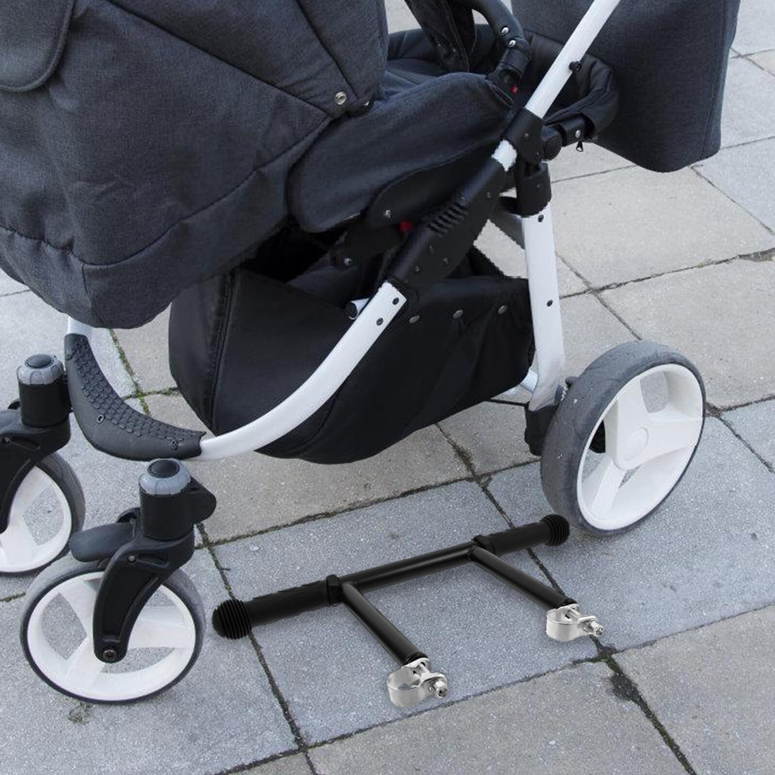 NOLITOY de Manillar para Carrito de Ajustable Antideslizante Hebilla Mango Ligero para Barra Elevadora para Control y Comodidad Paseos