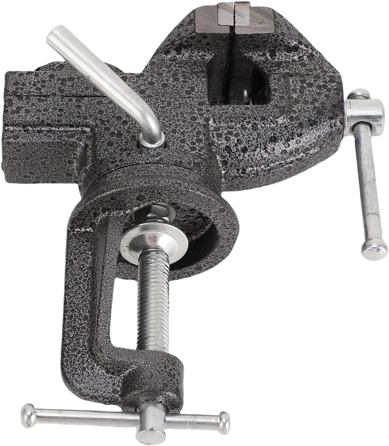 Heavy Duty Rotating Bench Vise Table Clamp for Cutting Grinding Polishing, Versatile Tool for Home Workshop Garage
