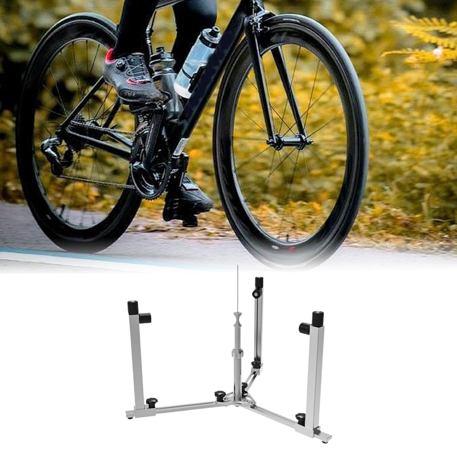 Amazon | 自転車ホイールウィービングスタンド 折りたたみ自転車ラック 