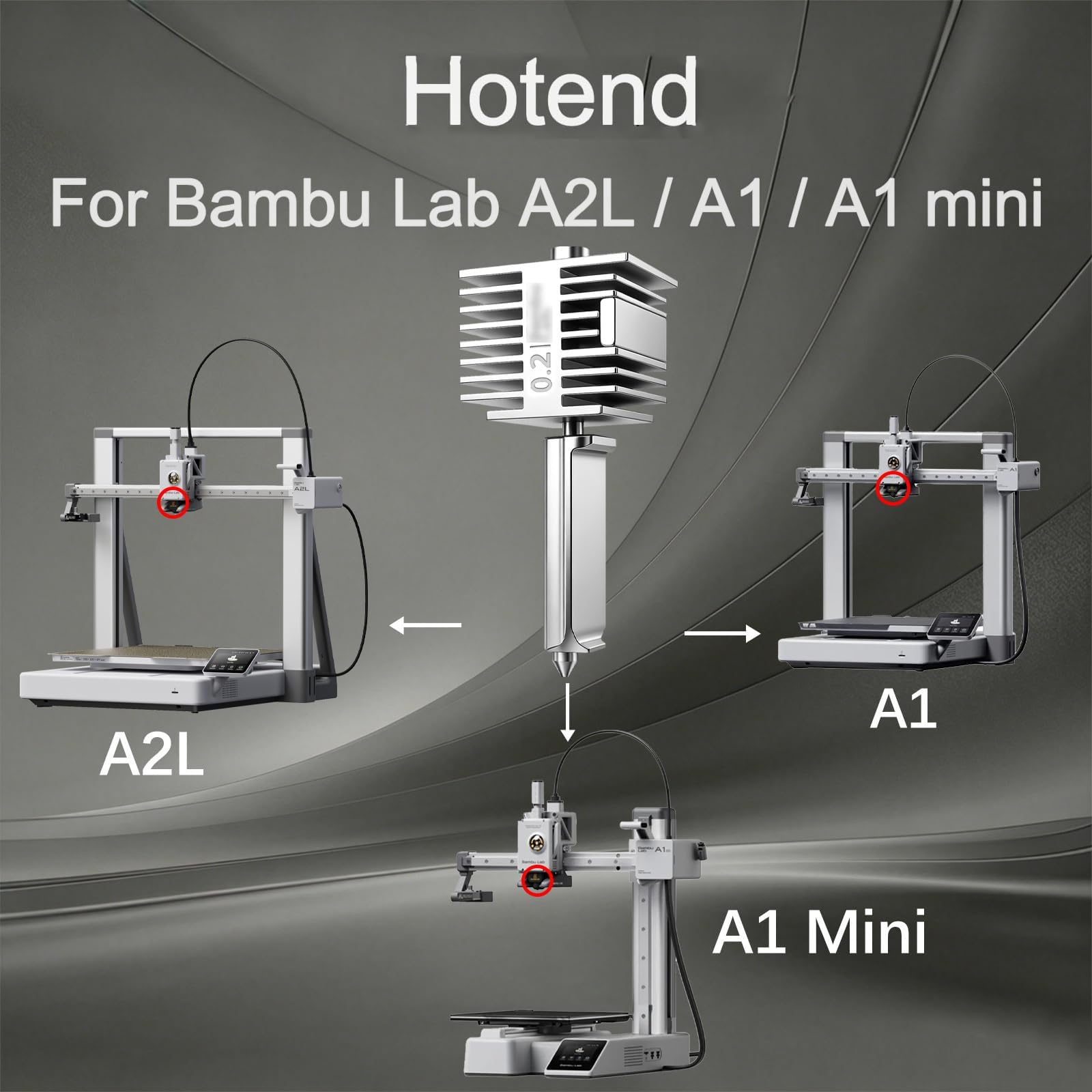 Amazon.co.jp: 竹製A2L/A1ミニ/A1ノズル0.2mmステンレススチールホット