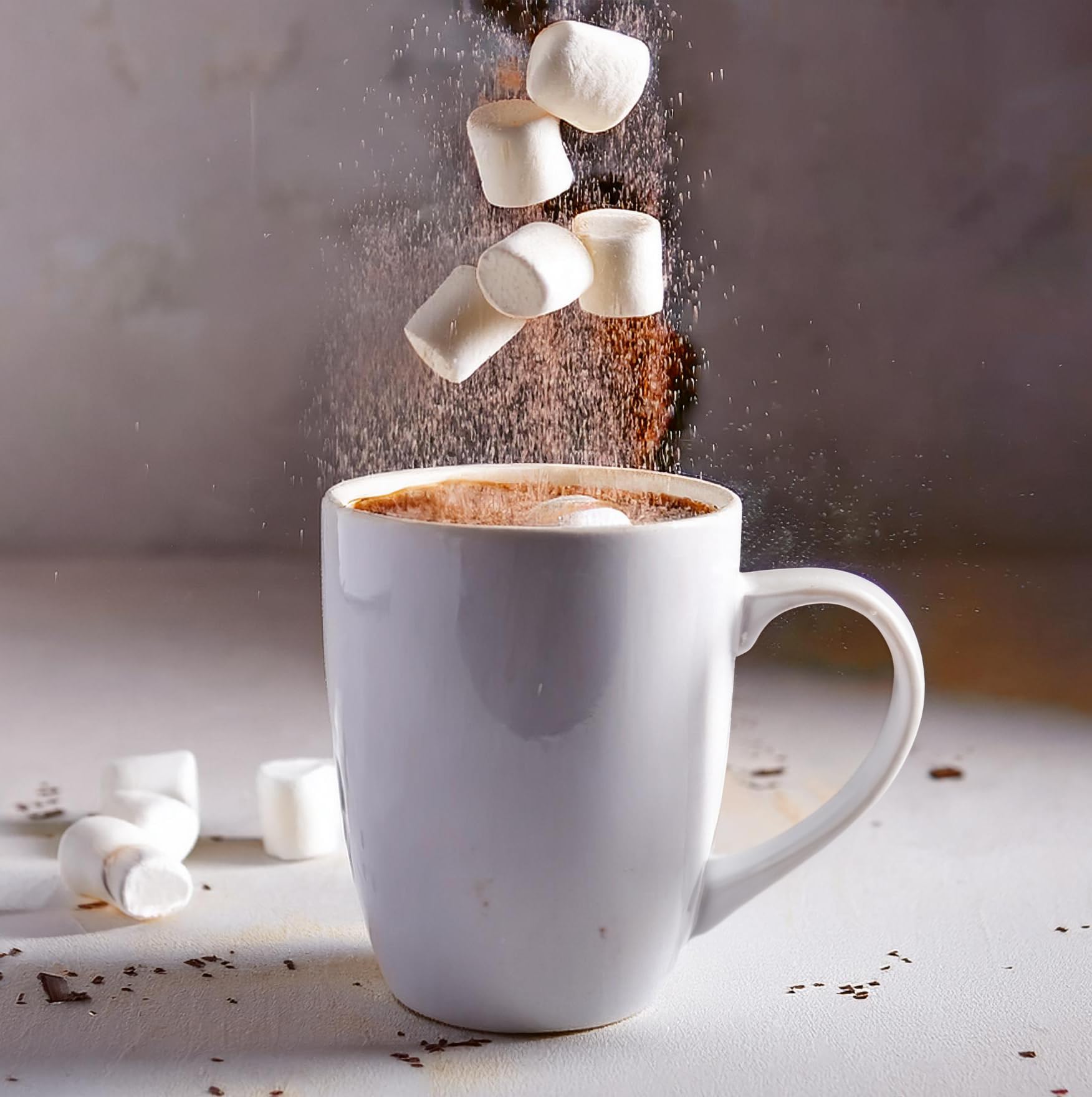 Glasmark Krosno Set di 6 tazze da caffè in ceramica 300 ml Bianco