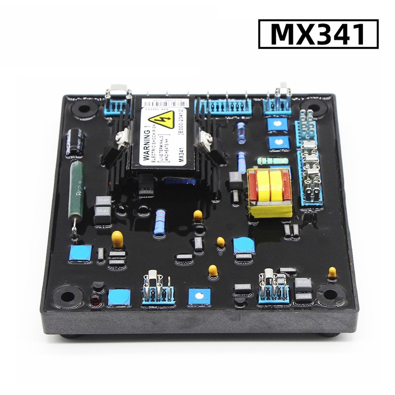 1 Uds MX341-2 E000-23412 AVR MX341 E000 23412 generador estabilizador y regulador de Voltaje automático Placa módulo Control(MX341 Red Cap)